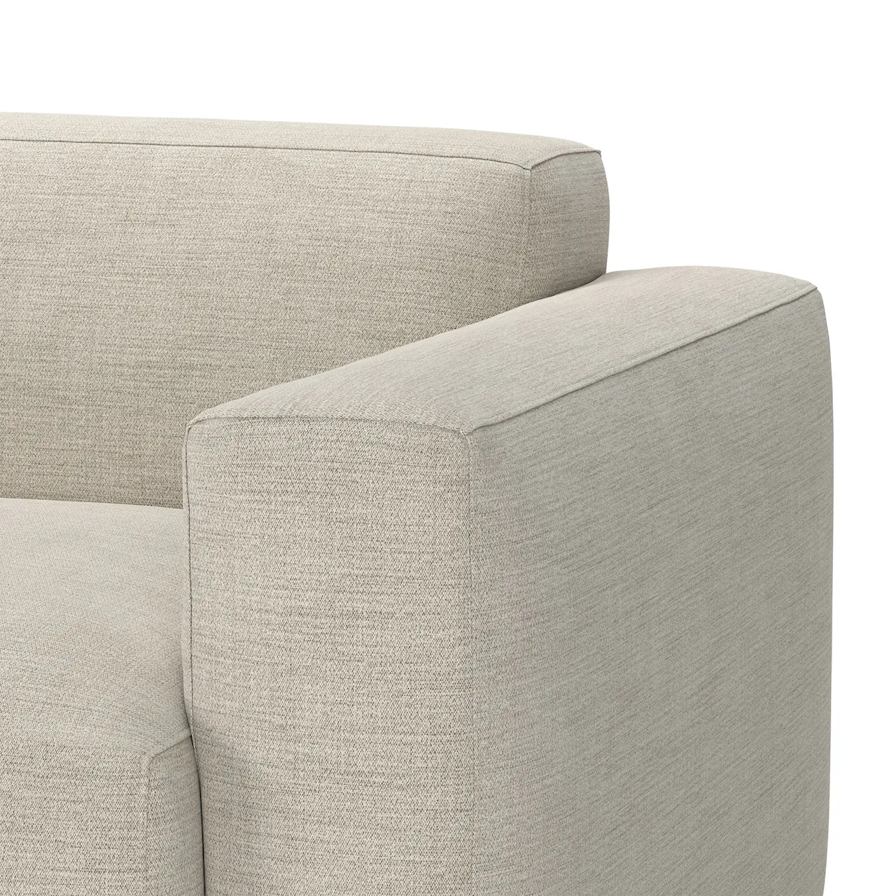 Brick 2-personers sofa chaiselong venstre