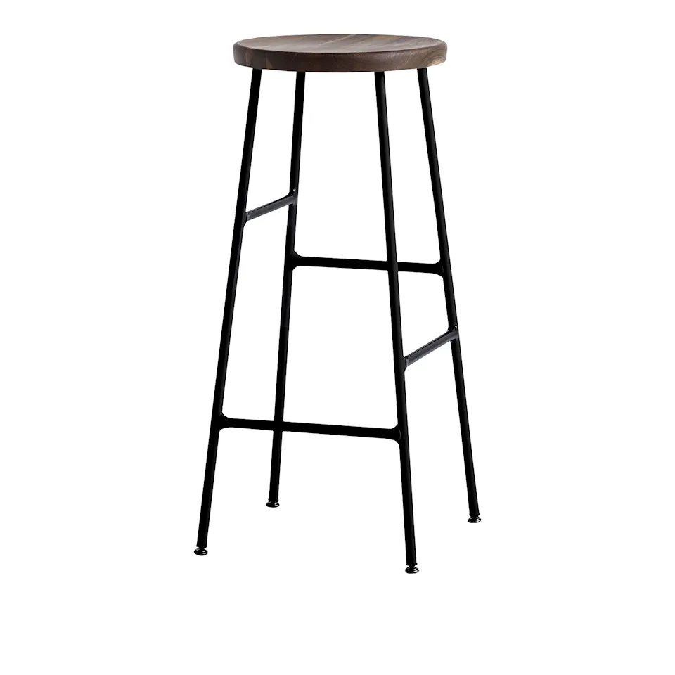 Cornet Bar Stool High Soft Black