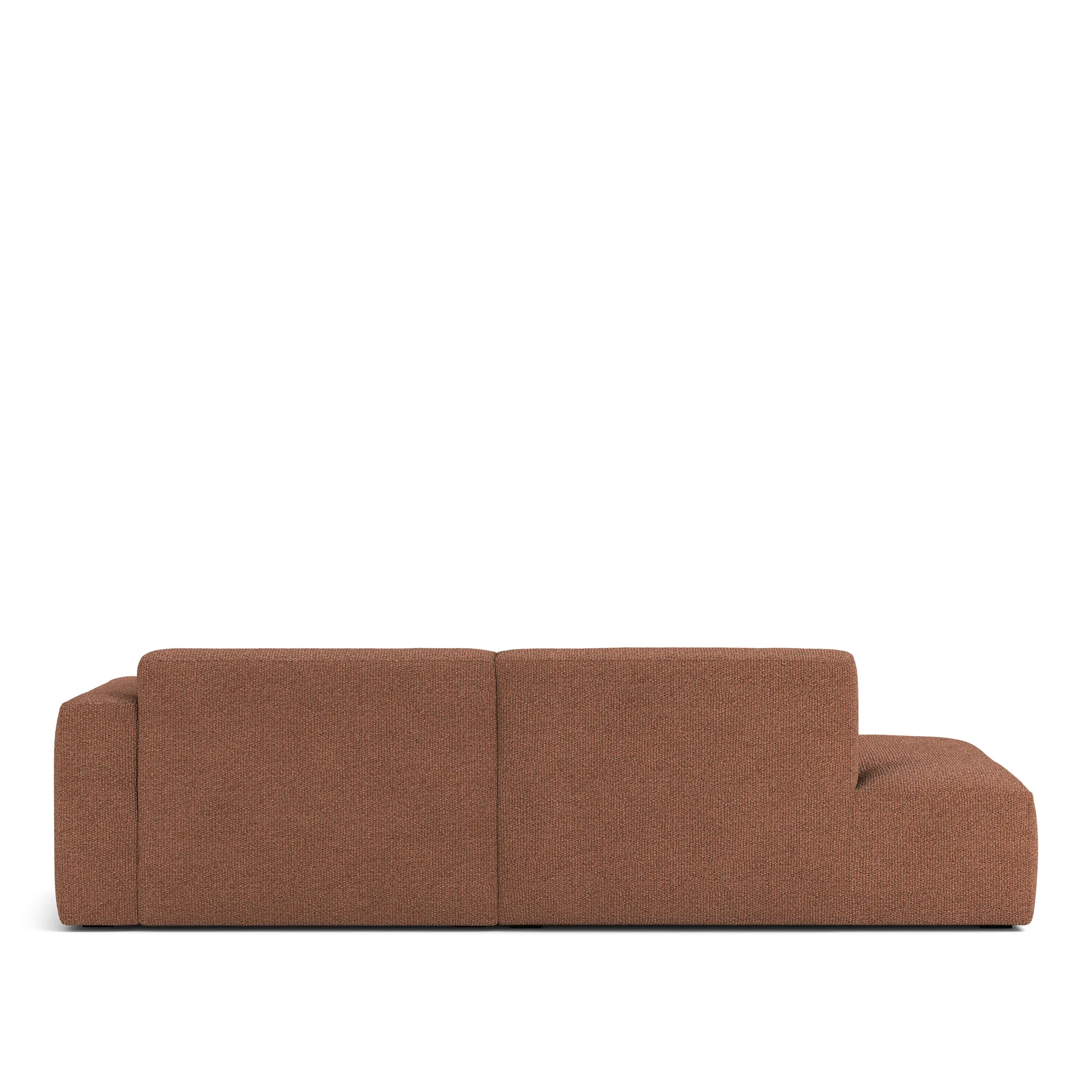 Brick 2-Seater Chaise Lounge Open End Left - 6