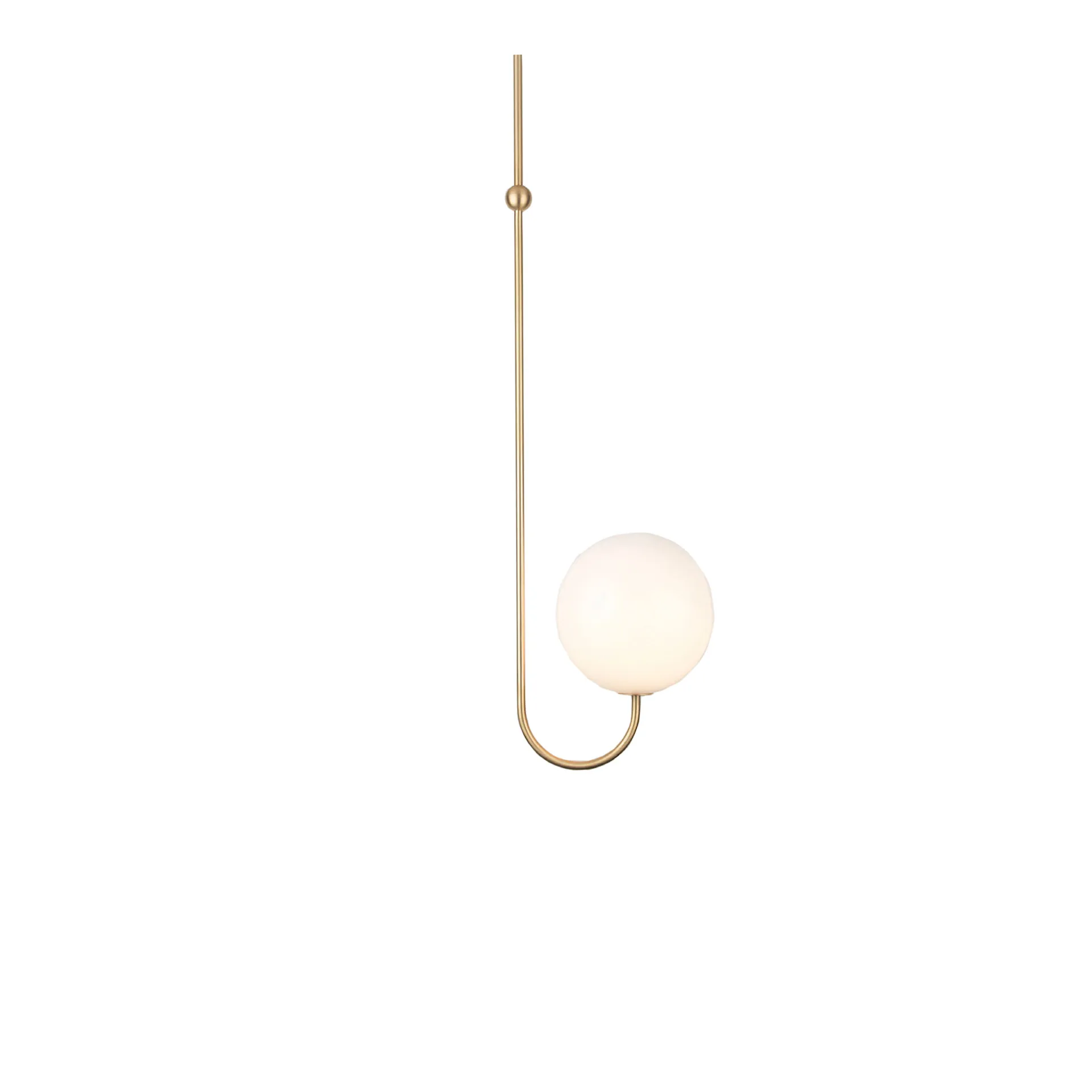 Single Angle Pendant Satin Brass - Michael Anastassiades - Michael Anastassiades - NO GA