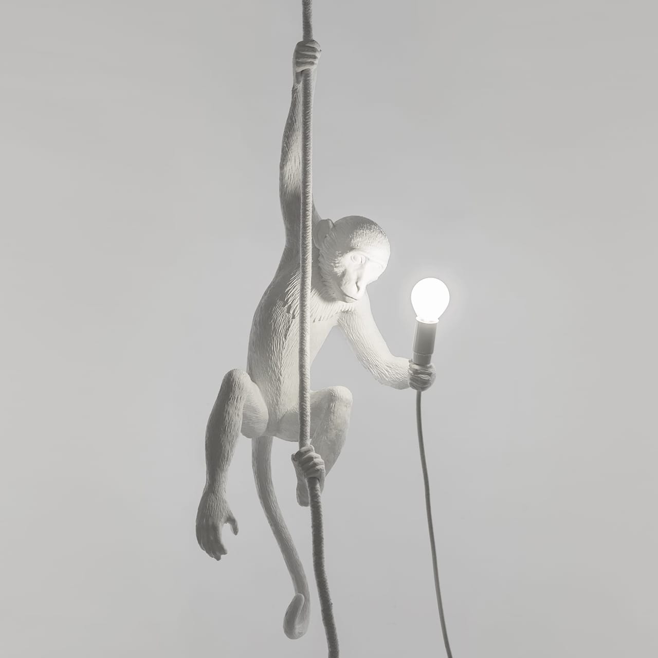 The Monkey Lamp Ceiling - Hvid