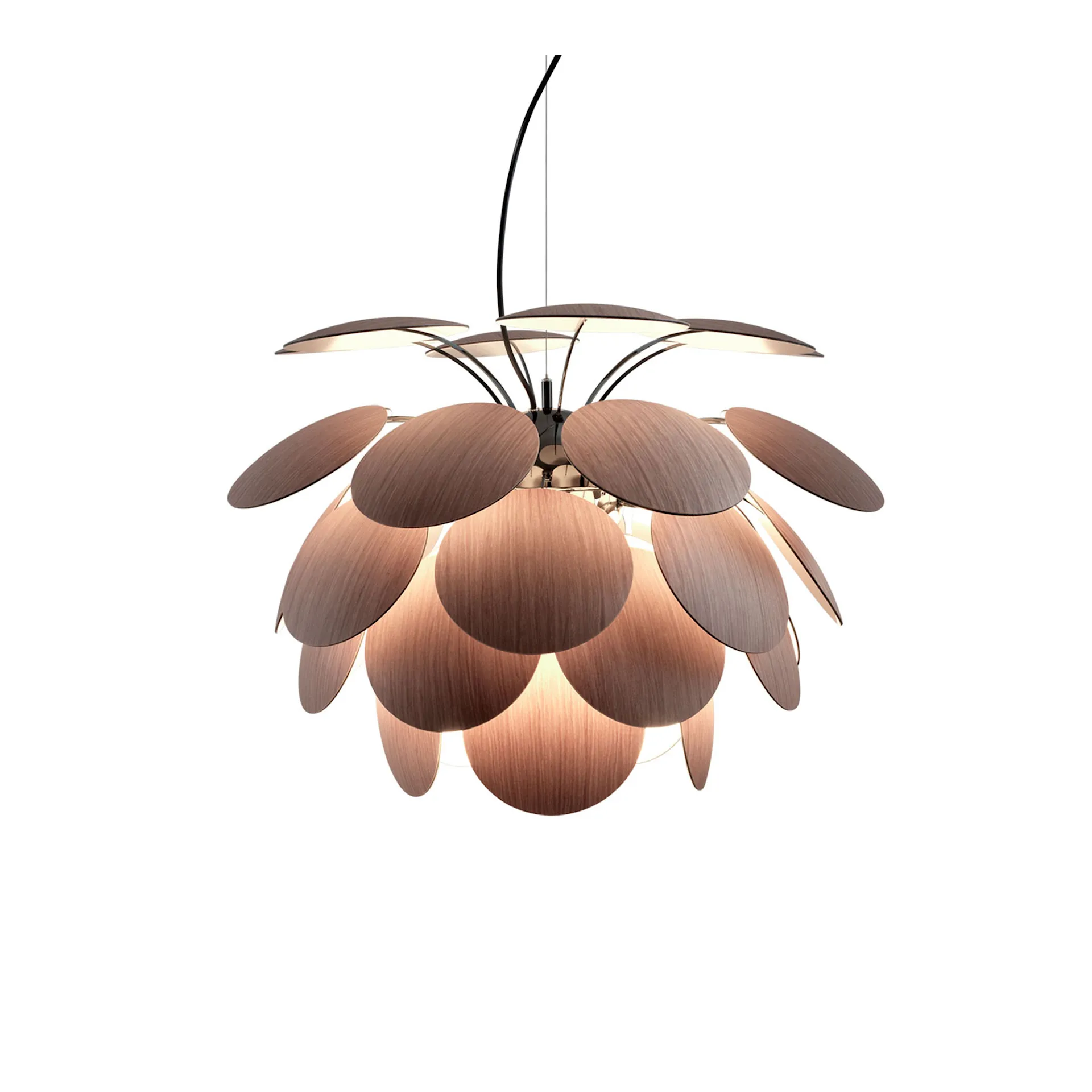 Discocó 68 Wood Pendant Lamp - Marset - NO GA