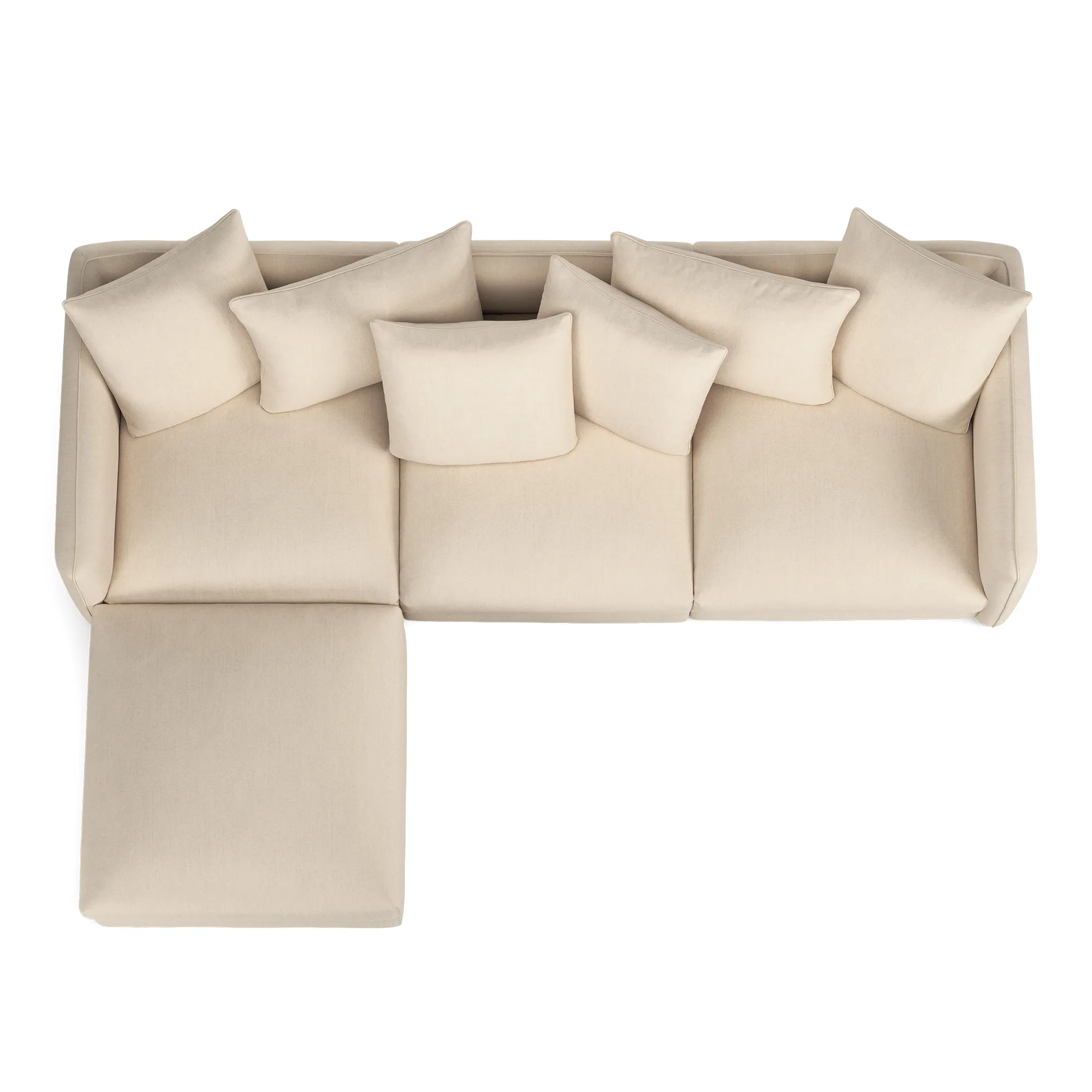 Pavarotti 3-Seater with Ottoman - 8