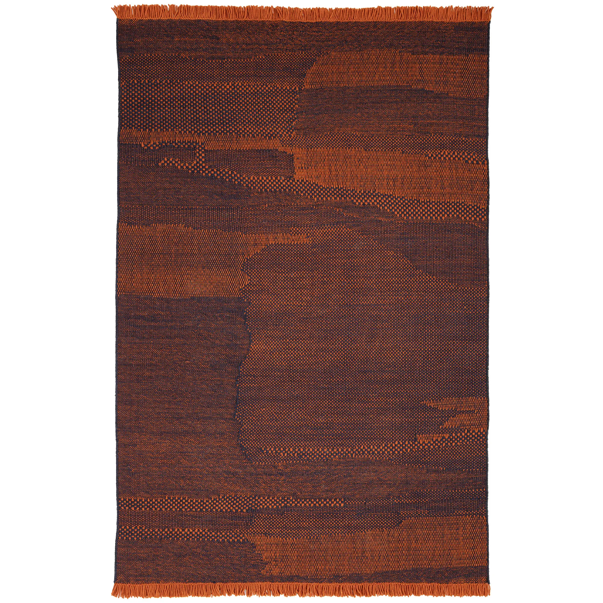 Wabisabi wool rug Navy - 1