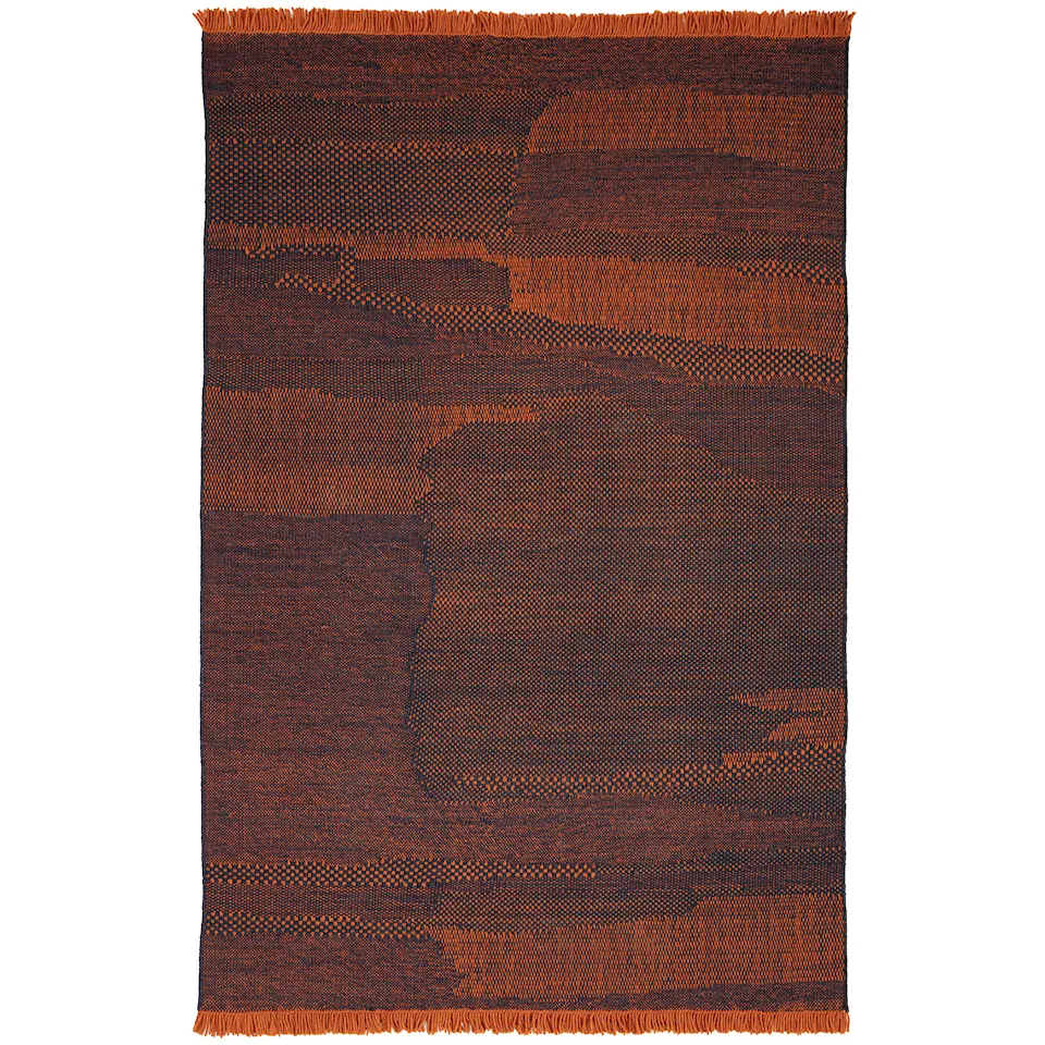 Wabisabi wool rug Navy