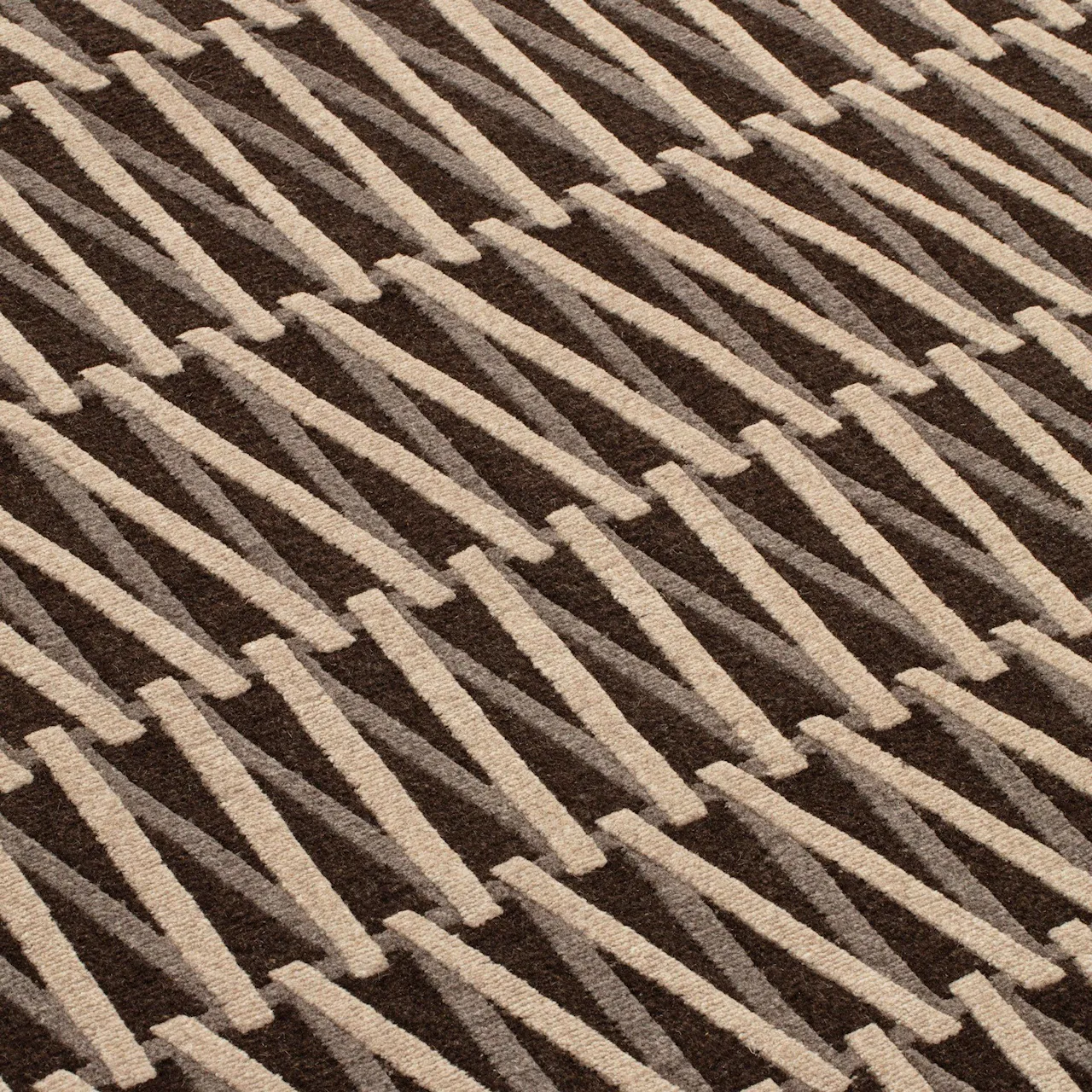 Spiralé wool rug