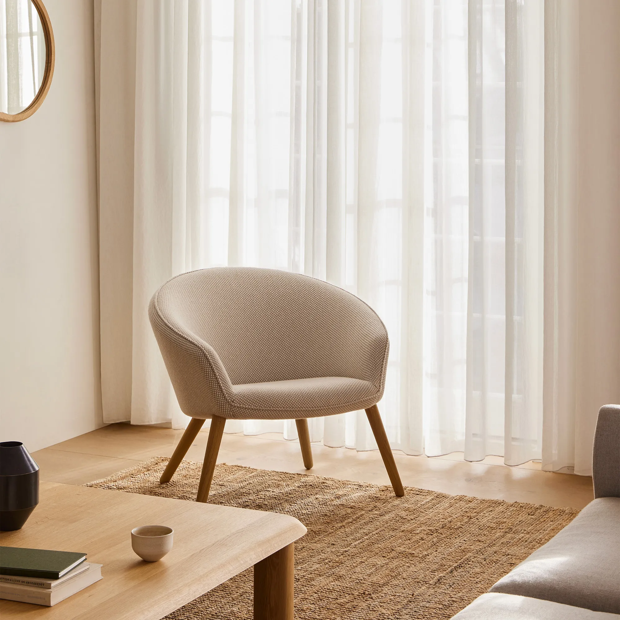 Ditzel loungestol olieret eg
