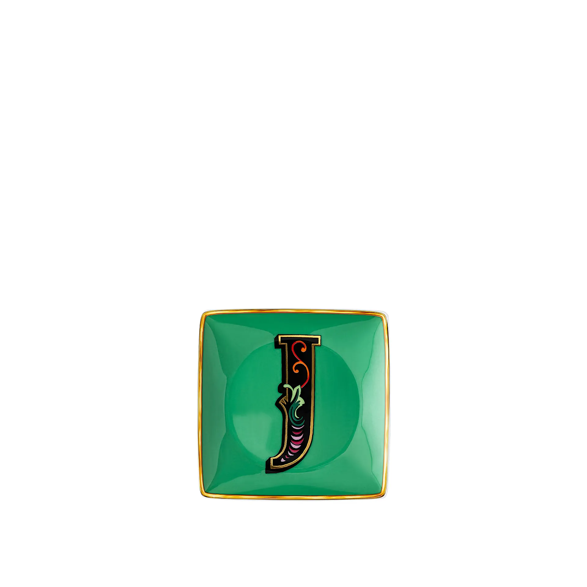 Alphabet Plate J - 12 cm - Versace - NO GA