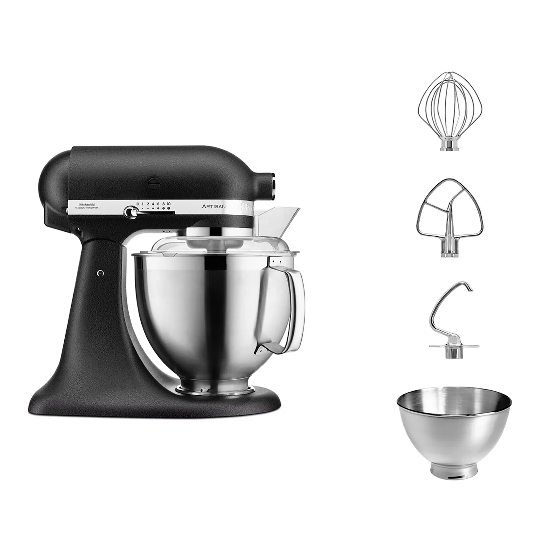 Artisan Premium 5KSM185PSEBK Stand Mixer Cast Iron Black - KitchenAid - NO GA