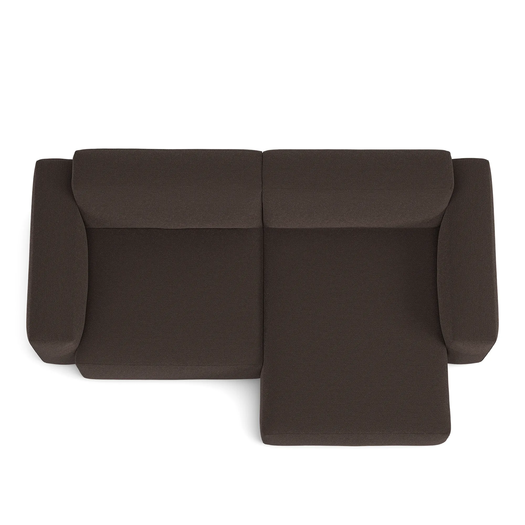 Brick 2-Seater Chaise Lounge Right - 8