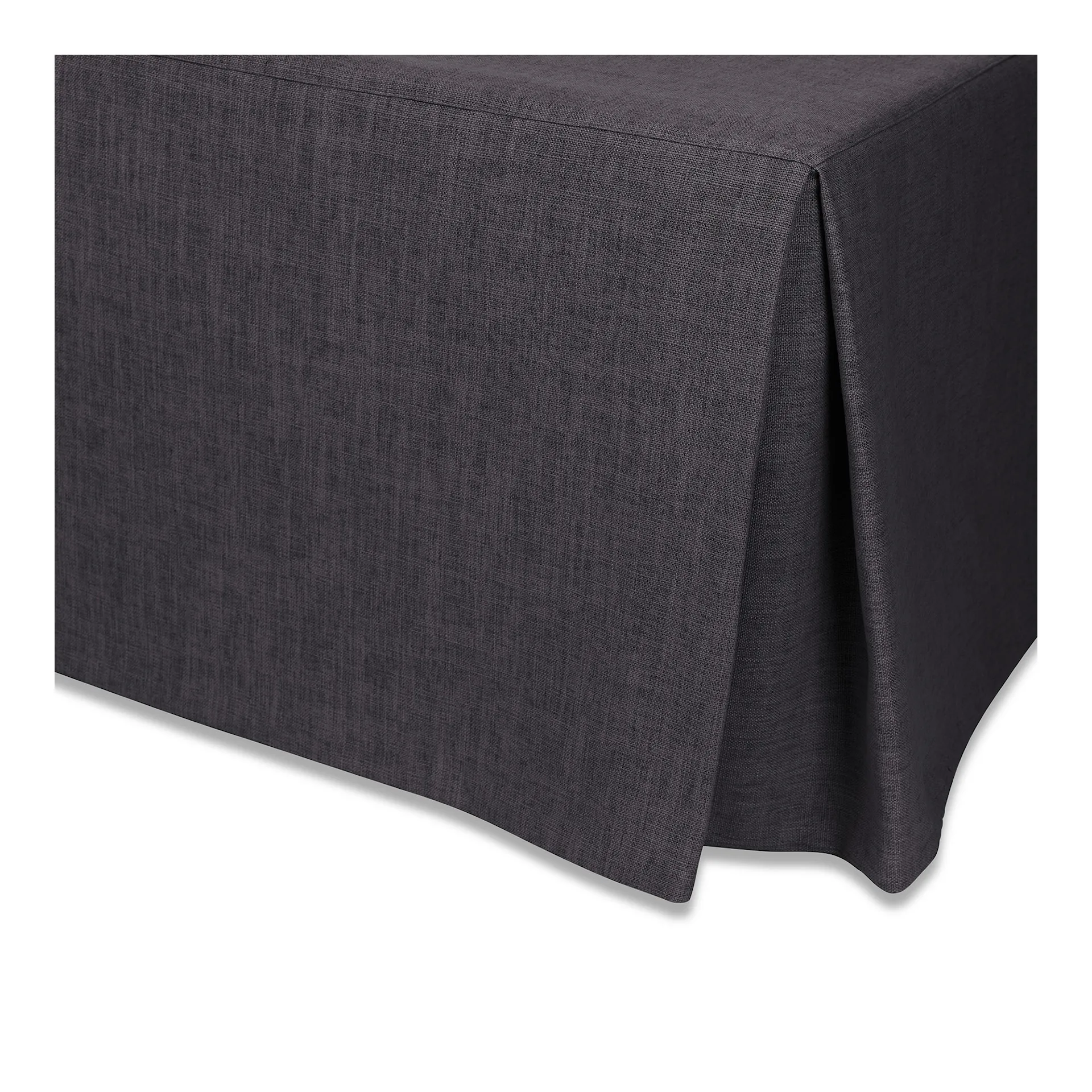 Venezia Bed Skirt Linen Dark Grey - Mille Notti - NO GA