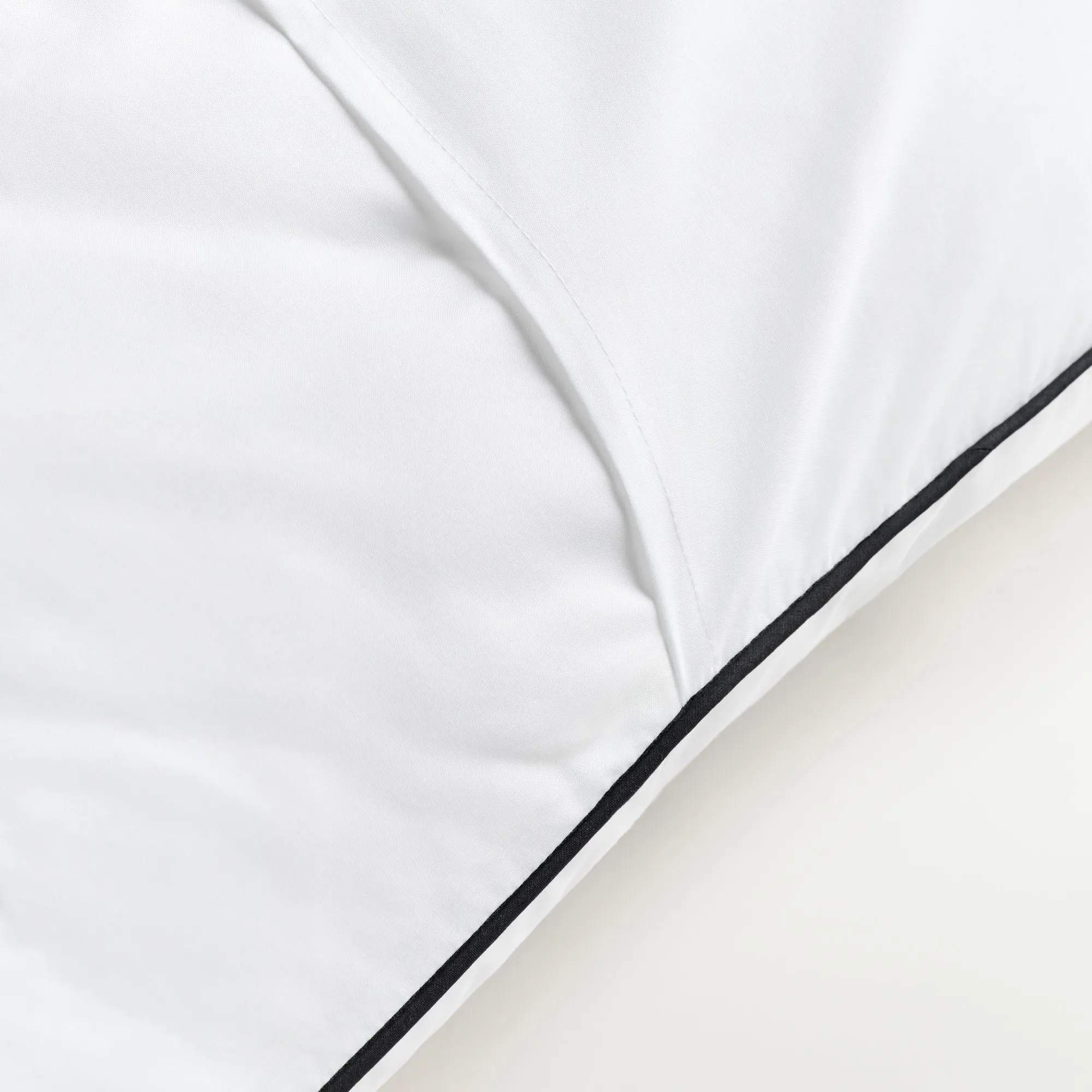 Percale Crisp White/Black sengesæt - 6