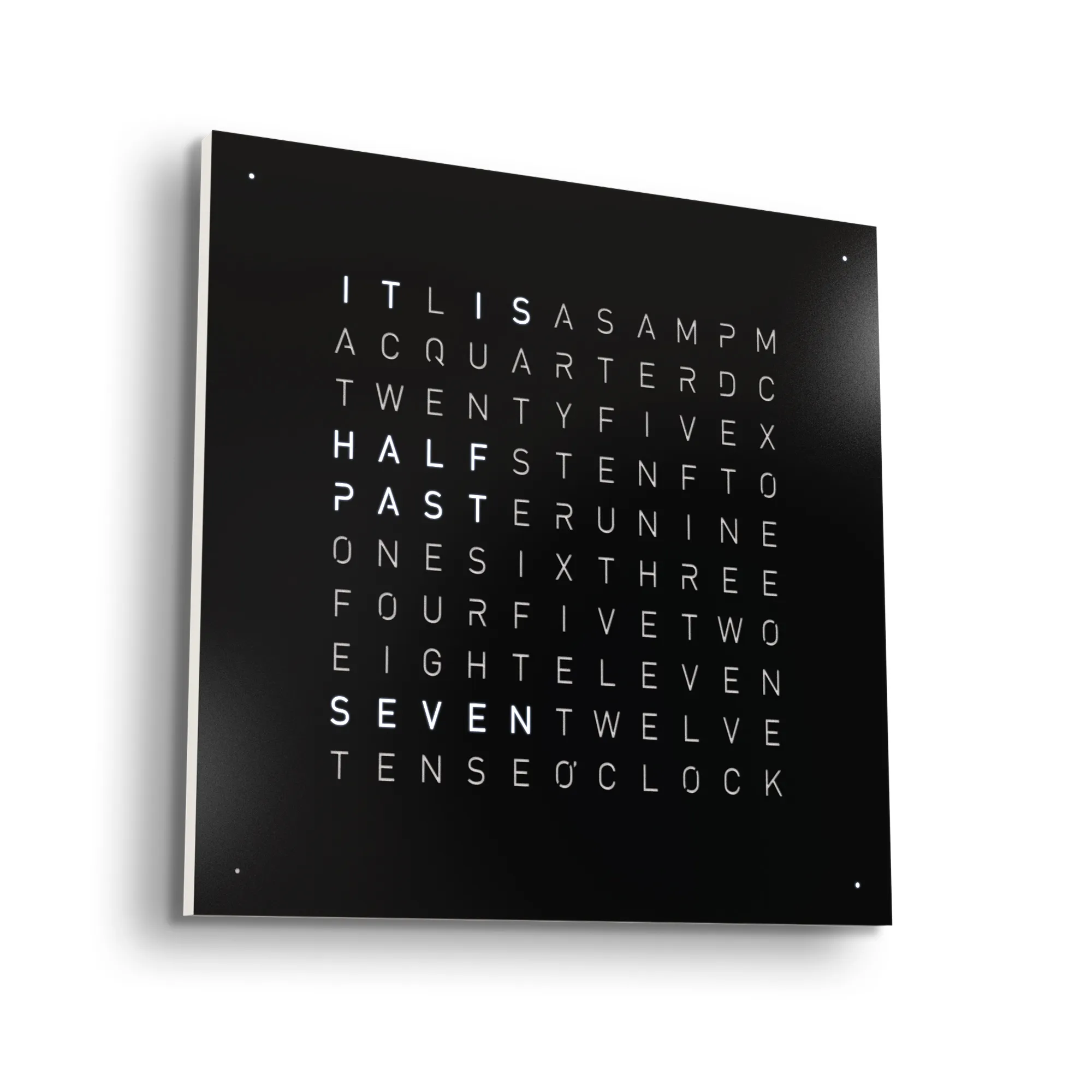 Qlocktwo Earth 45 Creator's Edition – Black Pepper - 2