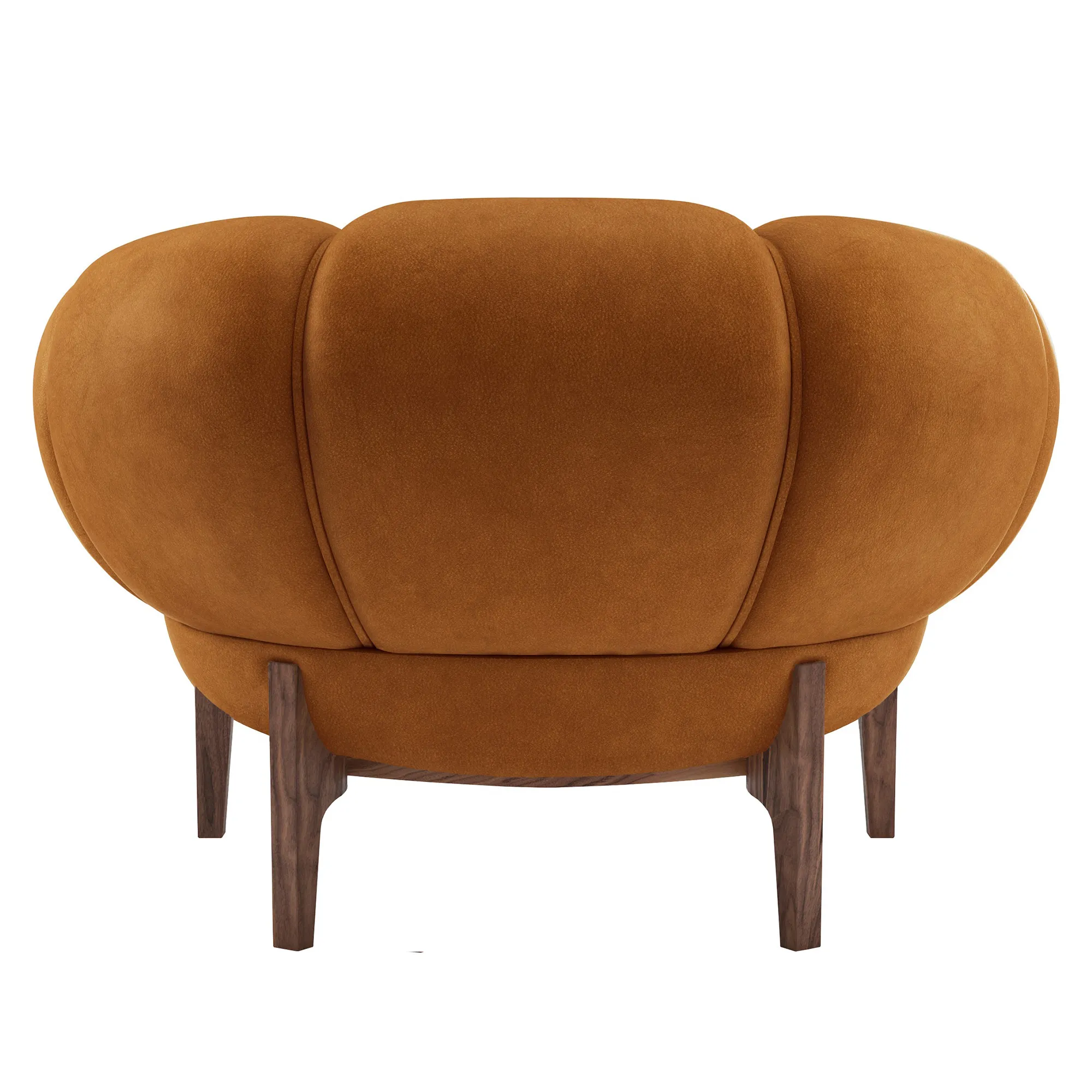 Croissant Lounge Chair Walnut - 3