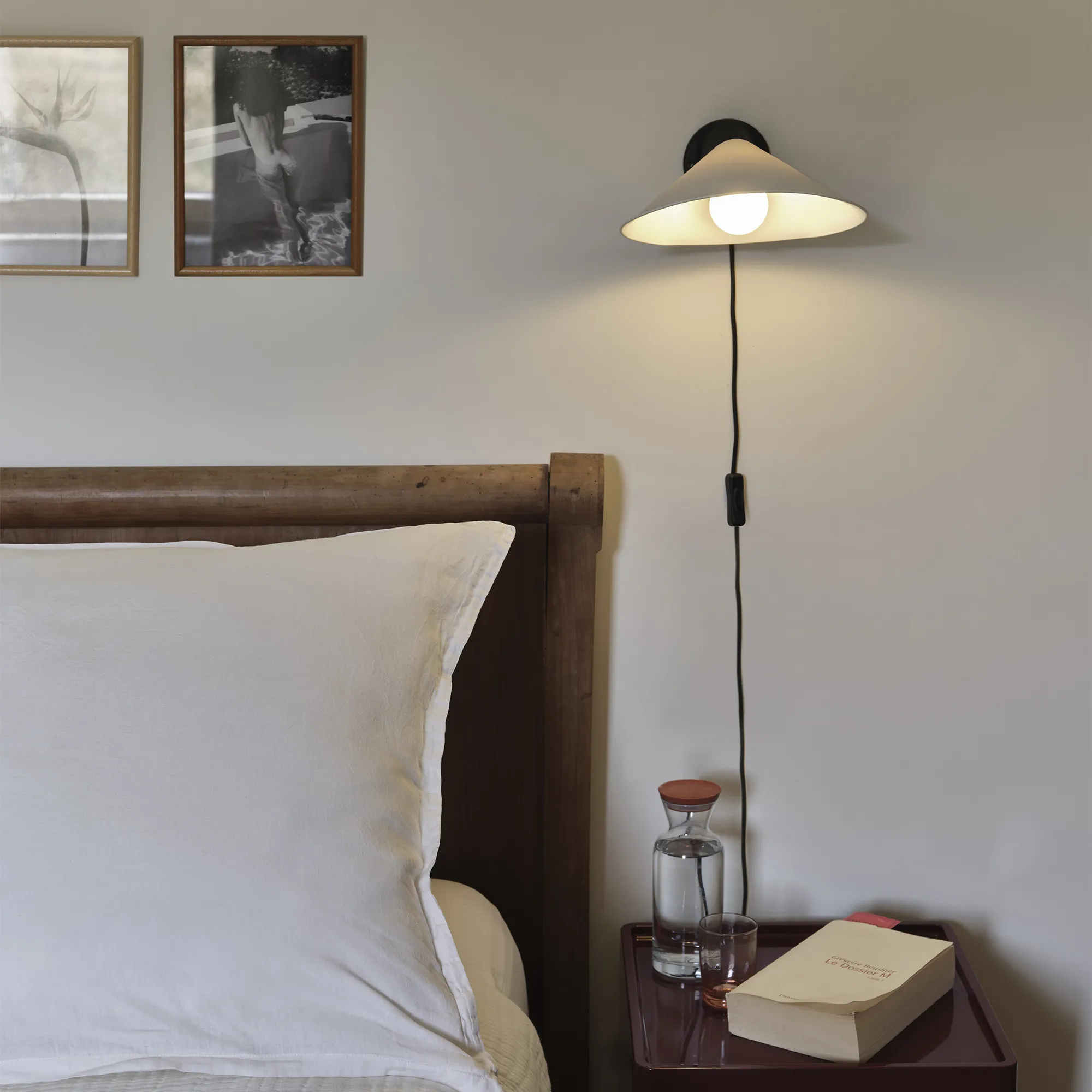 Plume CA wandlamp met snoer - 2