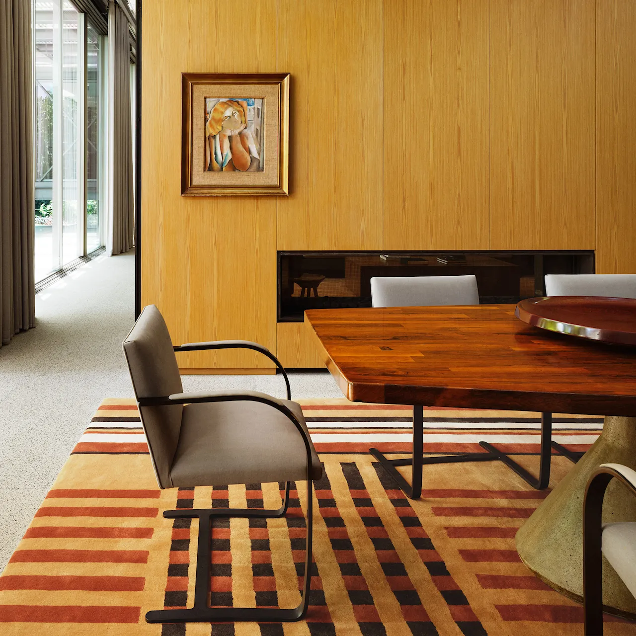 Normandie Ochre Wool Rug