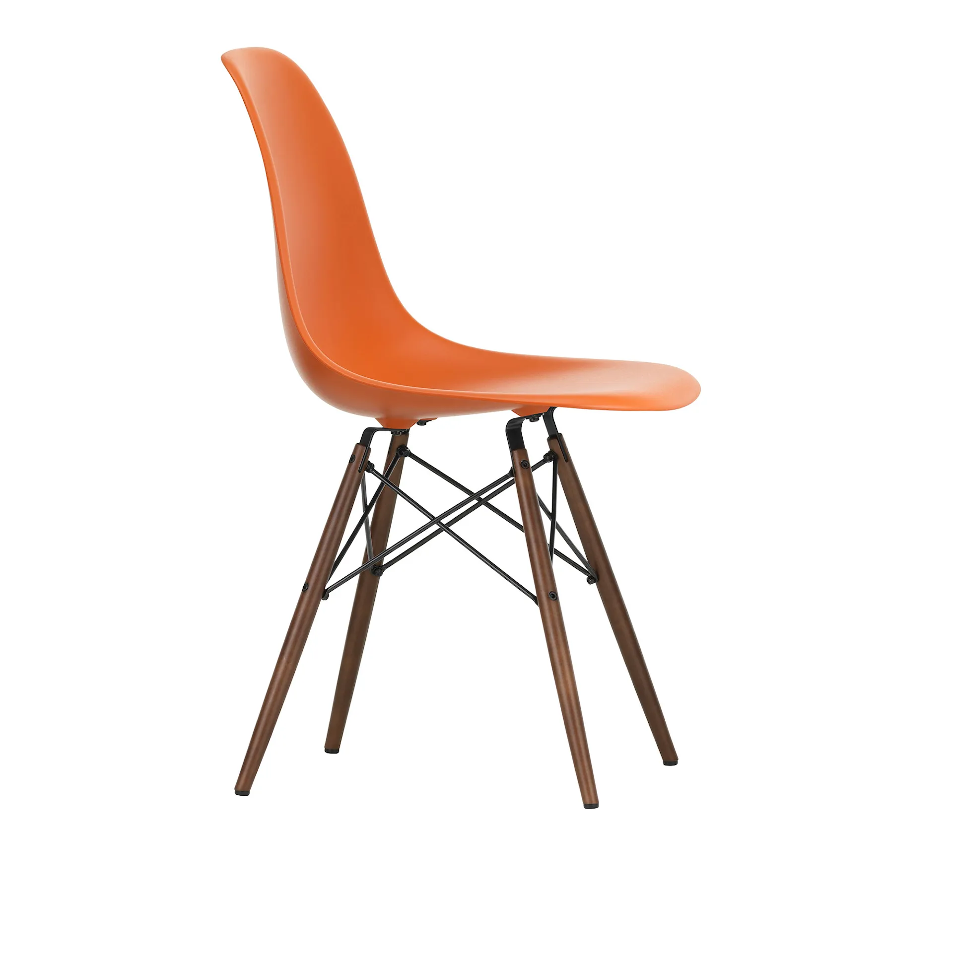 Eames RE Plastic Chair DSW Dark Maple - Vitra - Charles & Ray Eames - NO GA