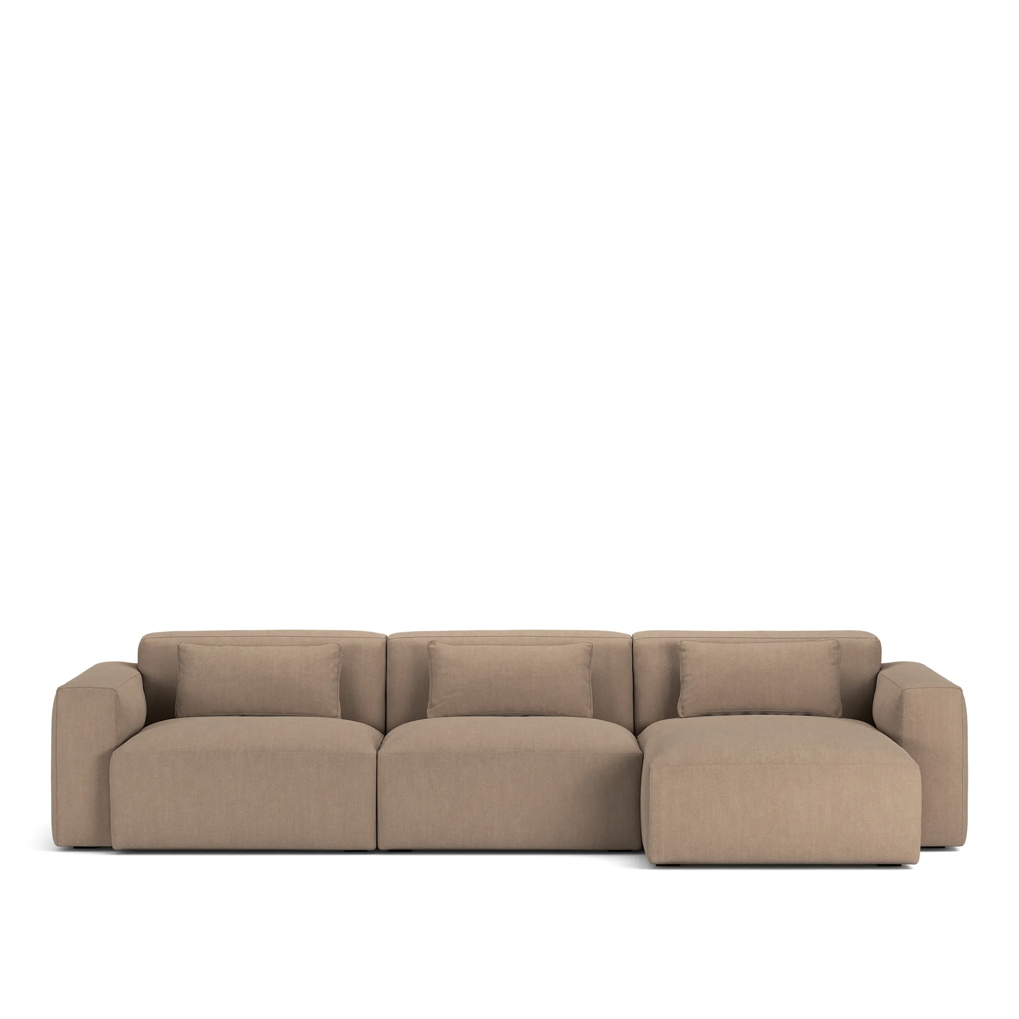 Brick 3-Seater Chaise Lounge Right - 9