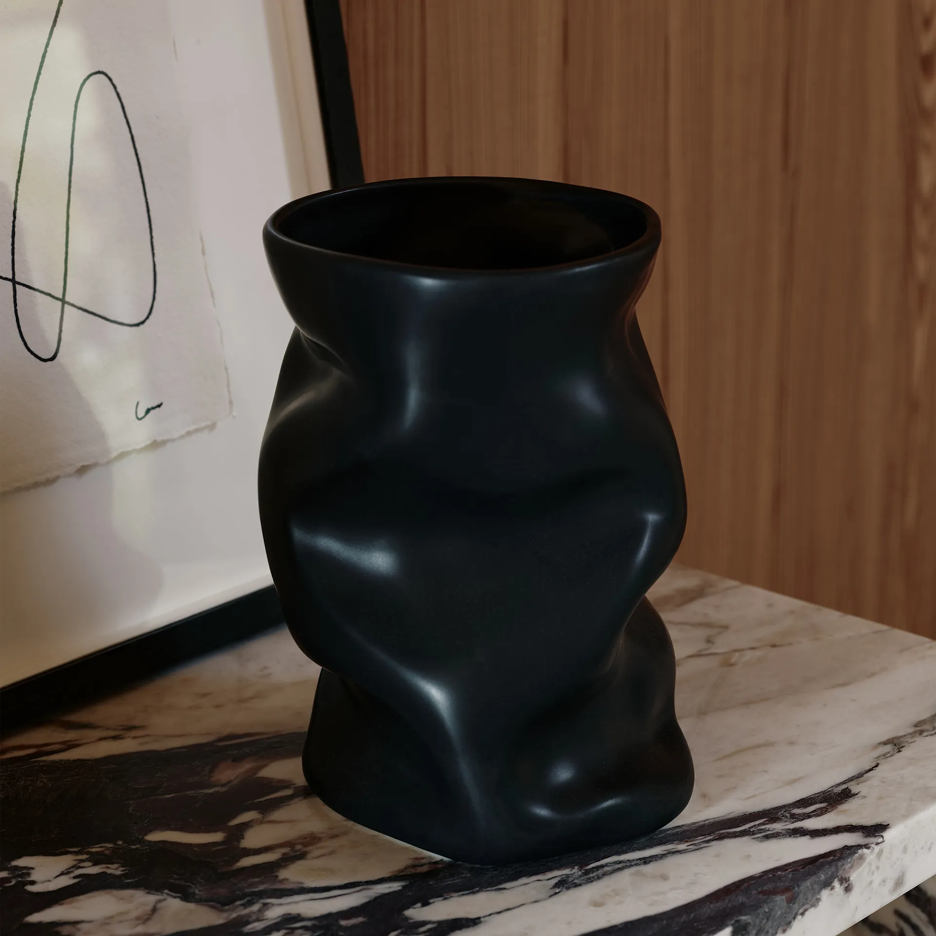 Collapse Vase Black - Audo Copenhagen - NO GA