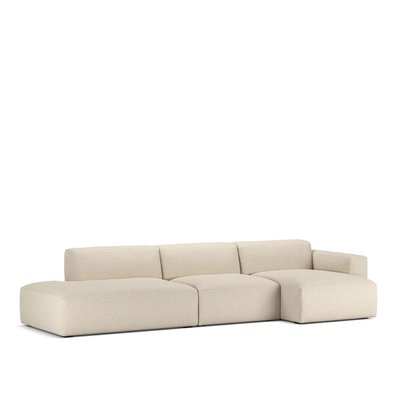 Brick 3-personers sofa chaiselong åben ende venstre