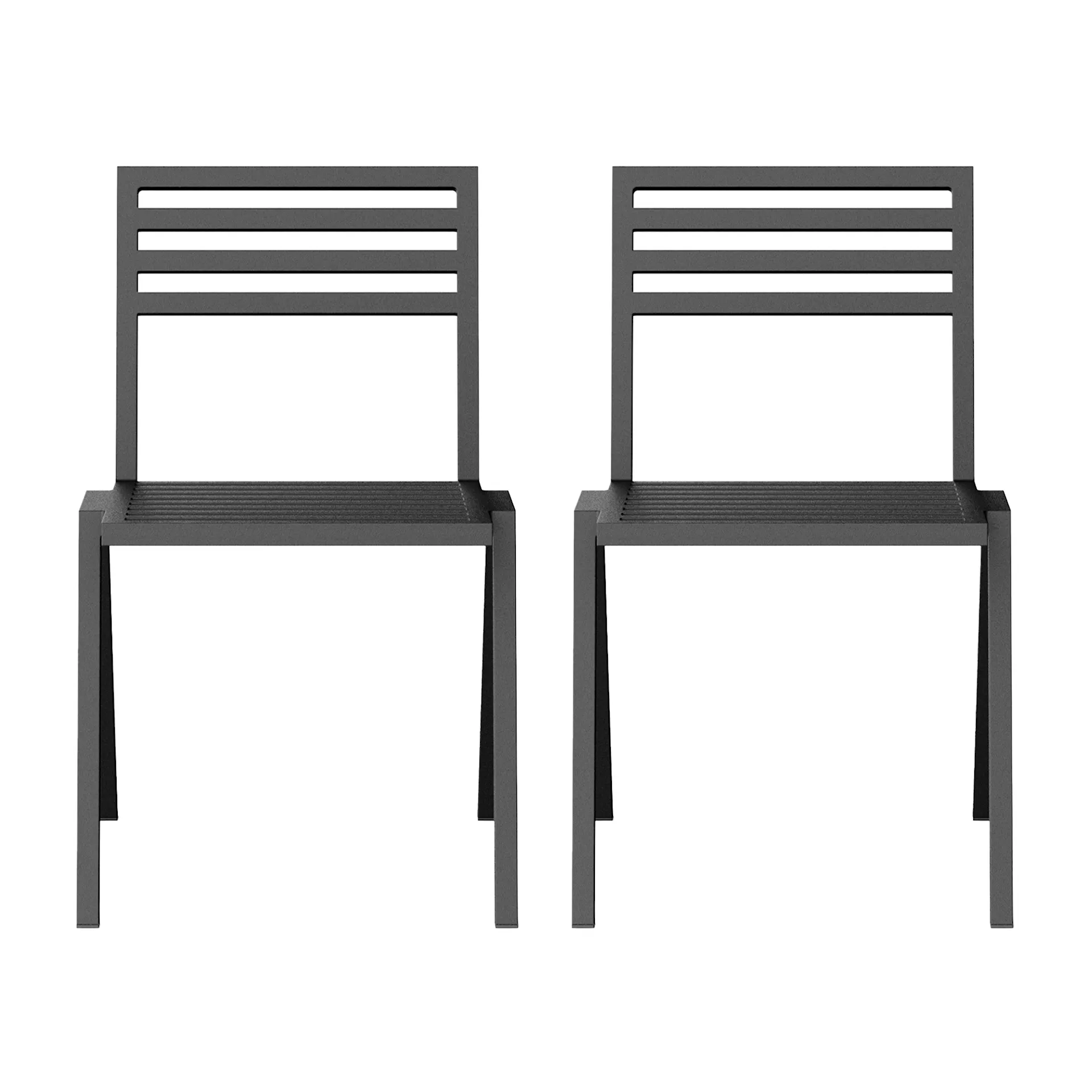 19 Outdoors Stacking Chair Set of 2 - NINE - NO GA