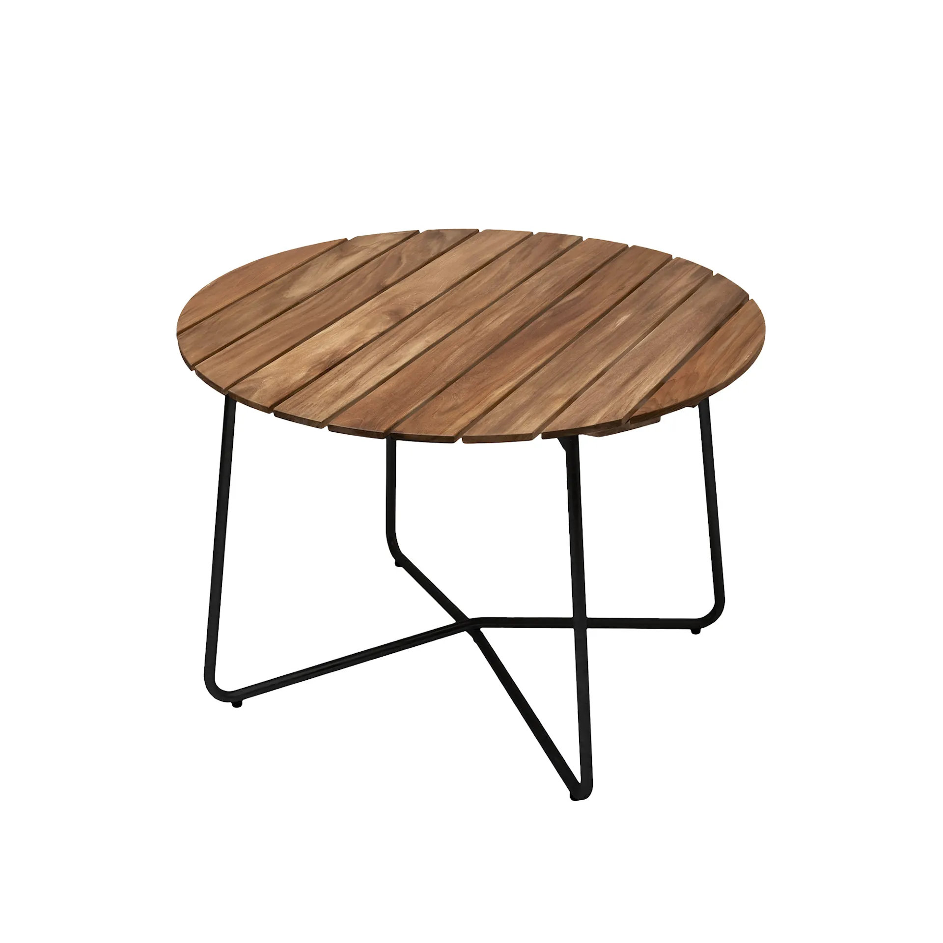 Table 9A Ø100cm black frame - Grythyttan Stålmöbler - NO GA