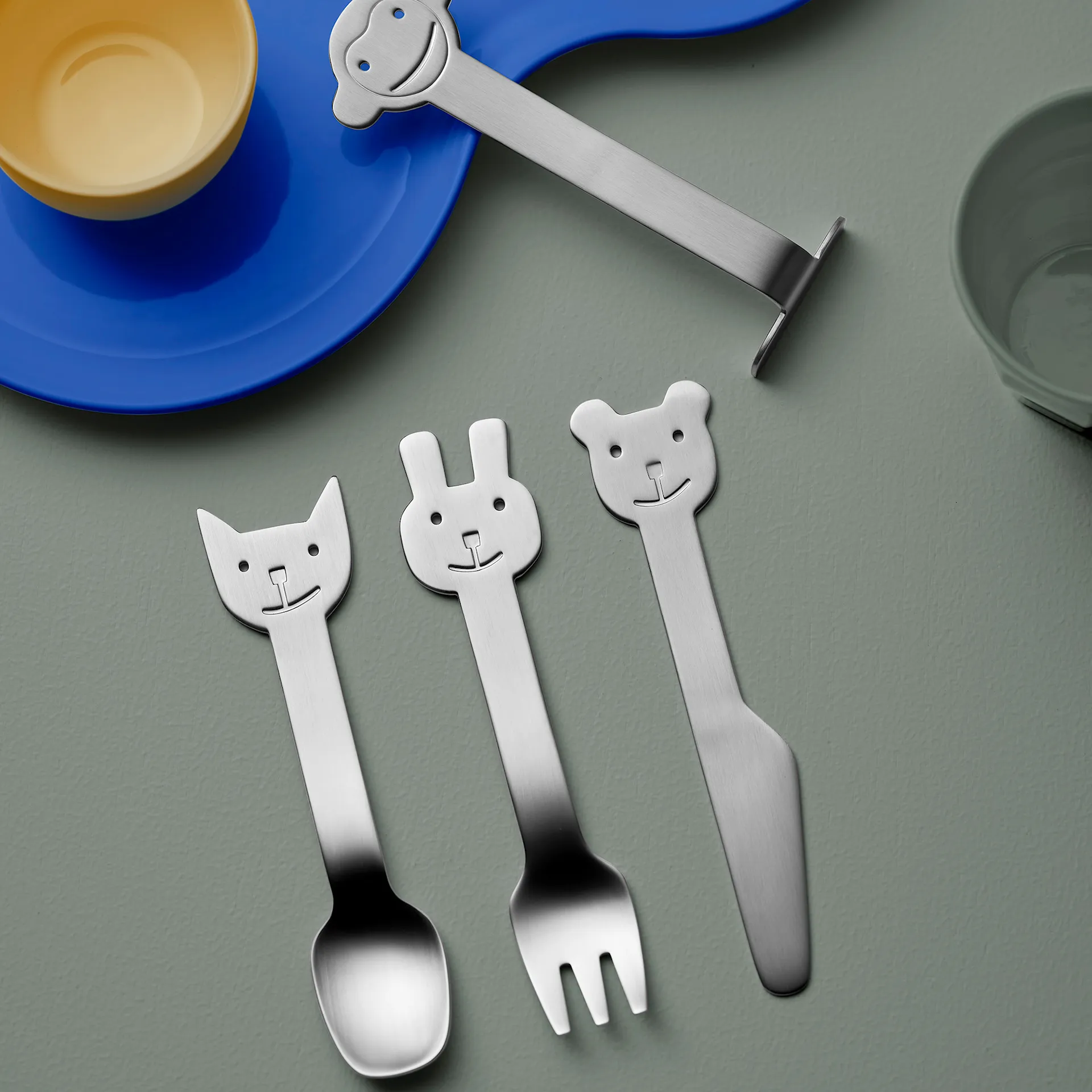 Animal Friends Children's Cutlery - 4 pieces - Gense - NO GA