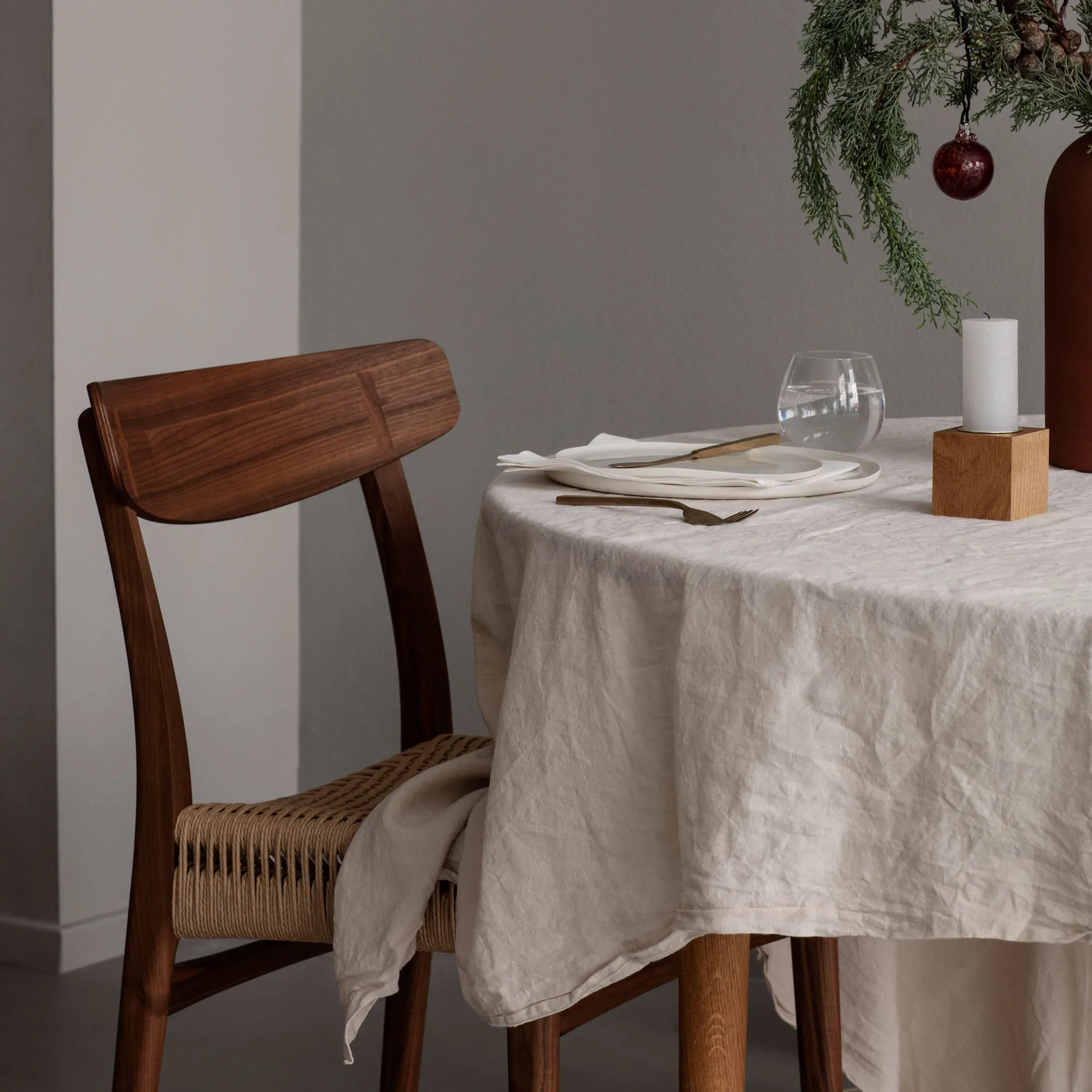 CH338 dining table & CH23 dining chair 4 pcs - 3