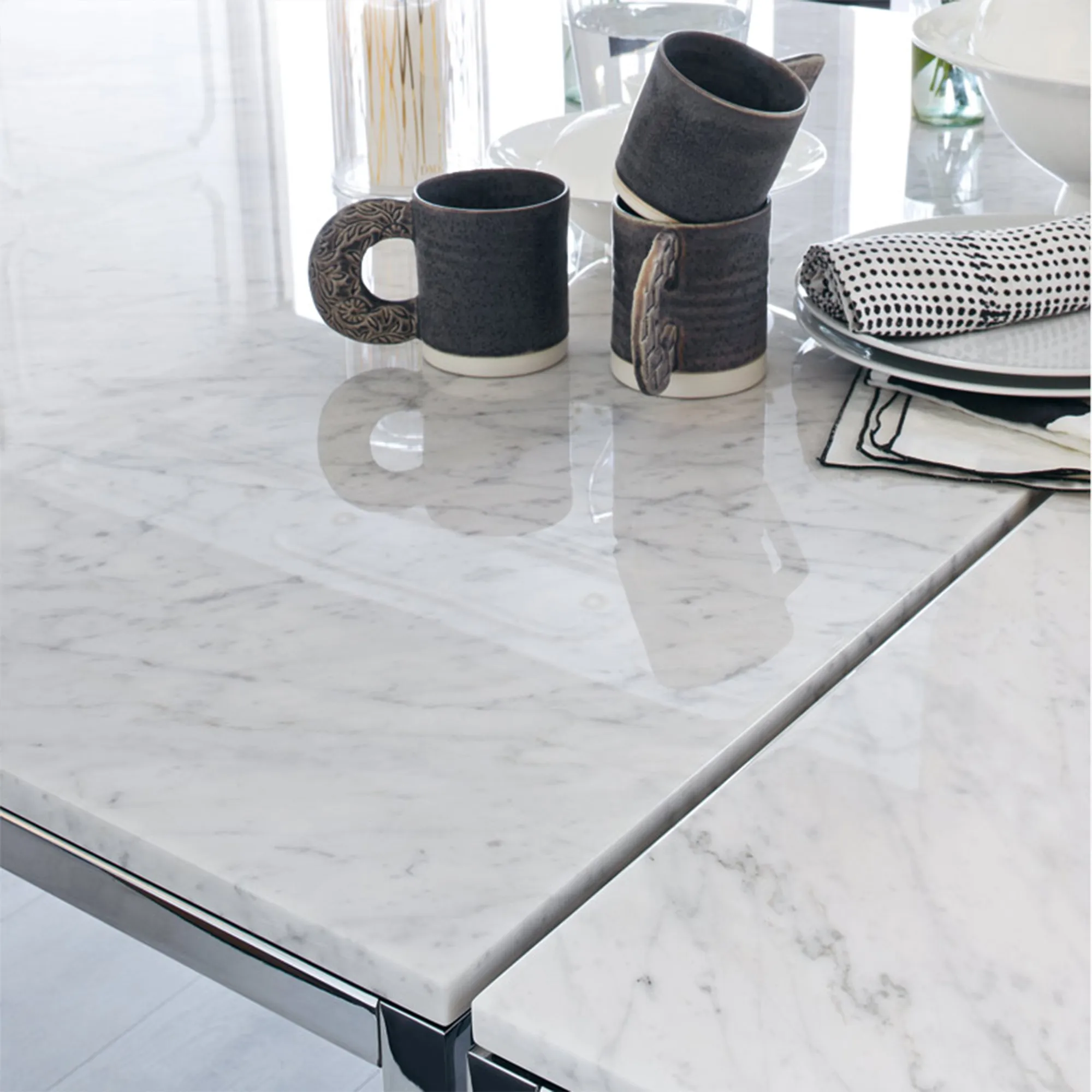 Florence Knoll High Rectangular Table 90 x 200 cm - 3