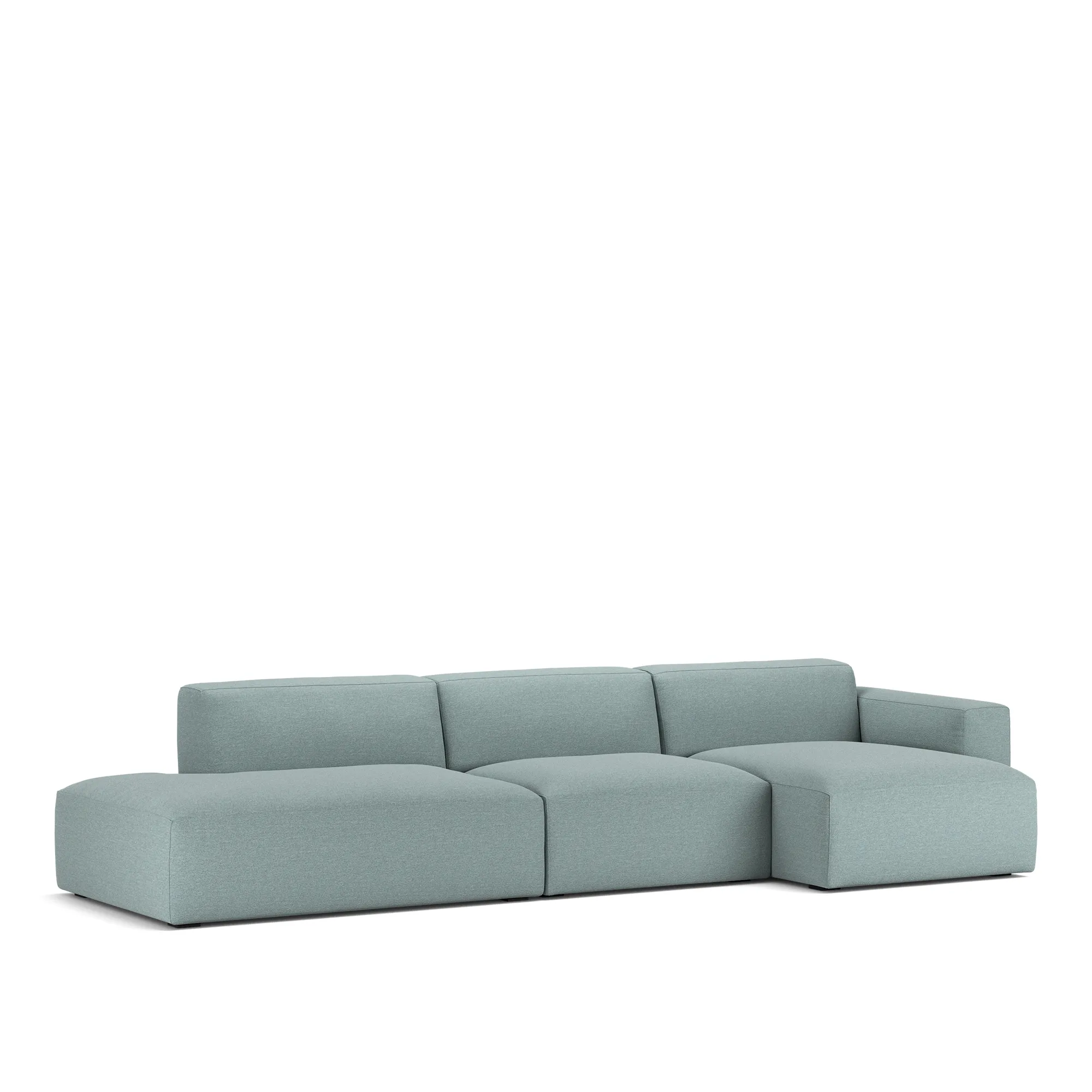 Brick 3-Seater Chaise Lounge Open End Left - 2
