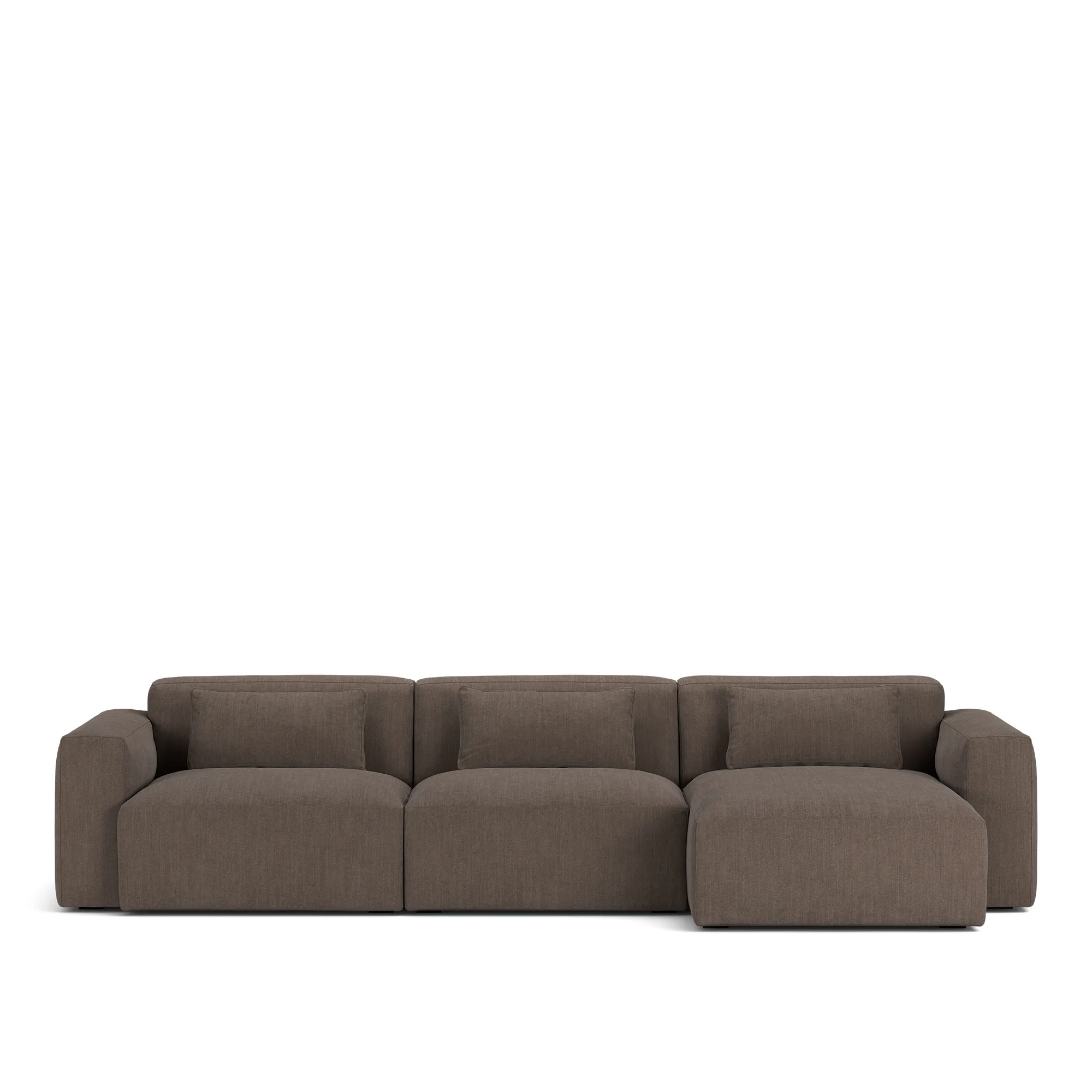 Brick 3-Seater Chaise Lounge Right - 9
