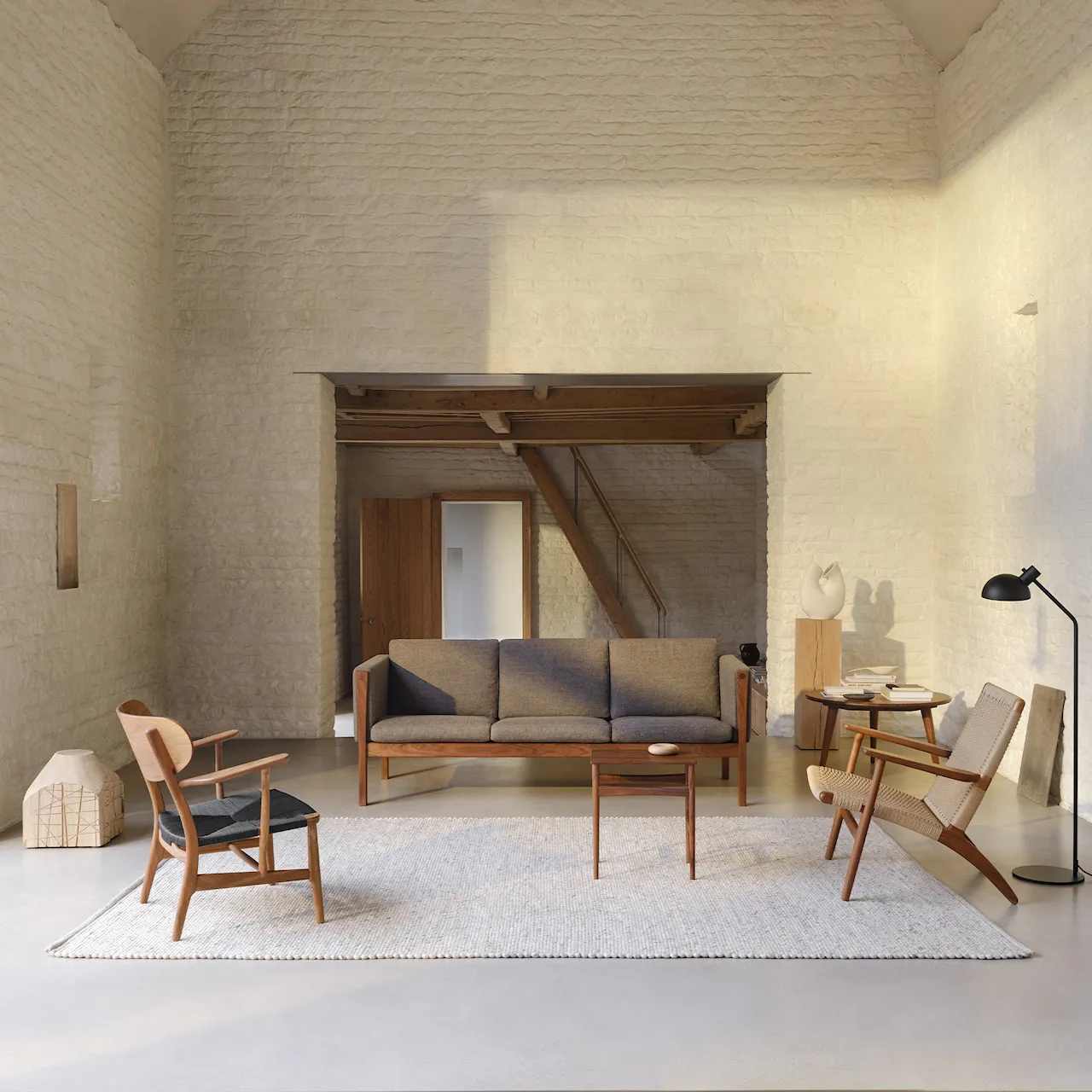 CH163 3-personers sofa