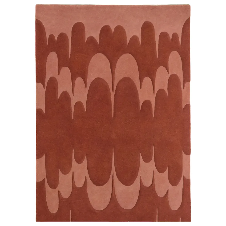 Lucia Eames Echo Terracotta uldtæppe