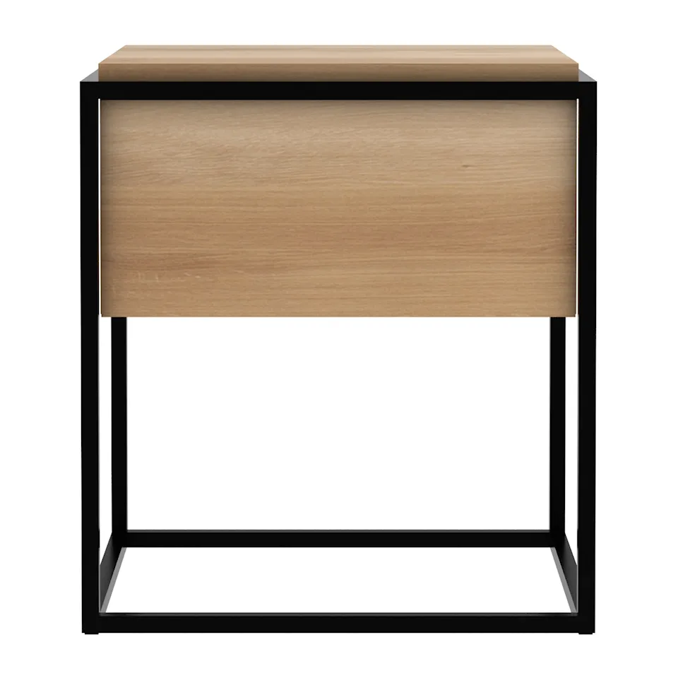 Monolit Bedside Table Oak/ Black