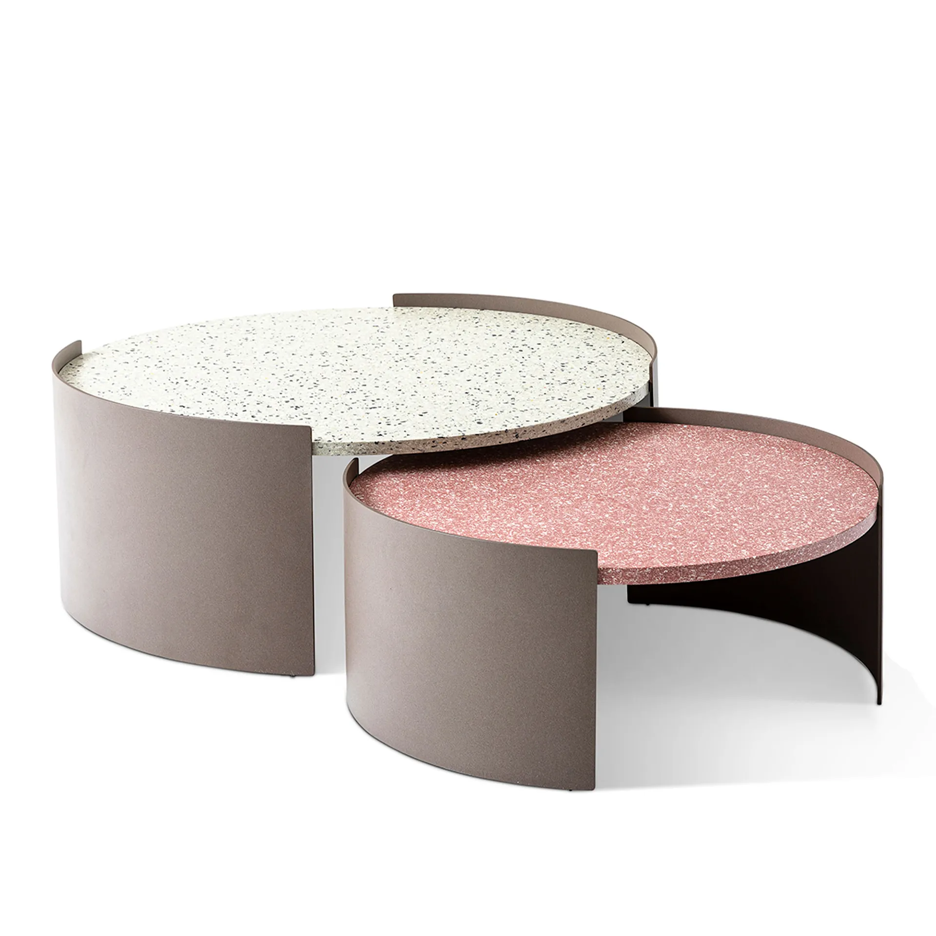 554 Bowy Low Table Ø 70 Outdoor Mud - Cassina - Patricia Urquiola - NO GA