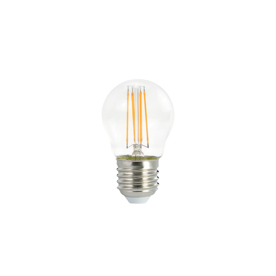 Filament LED Kuglelampe 4W E27 Ikke dæmpbar