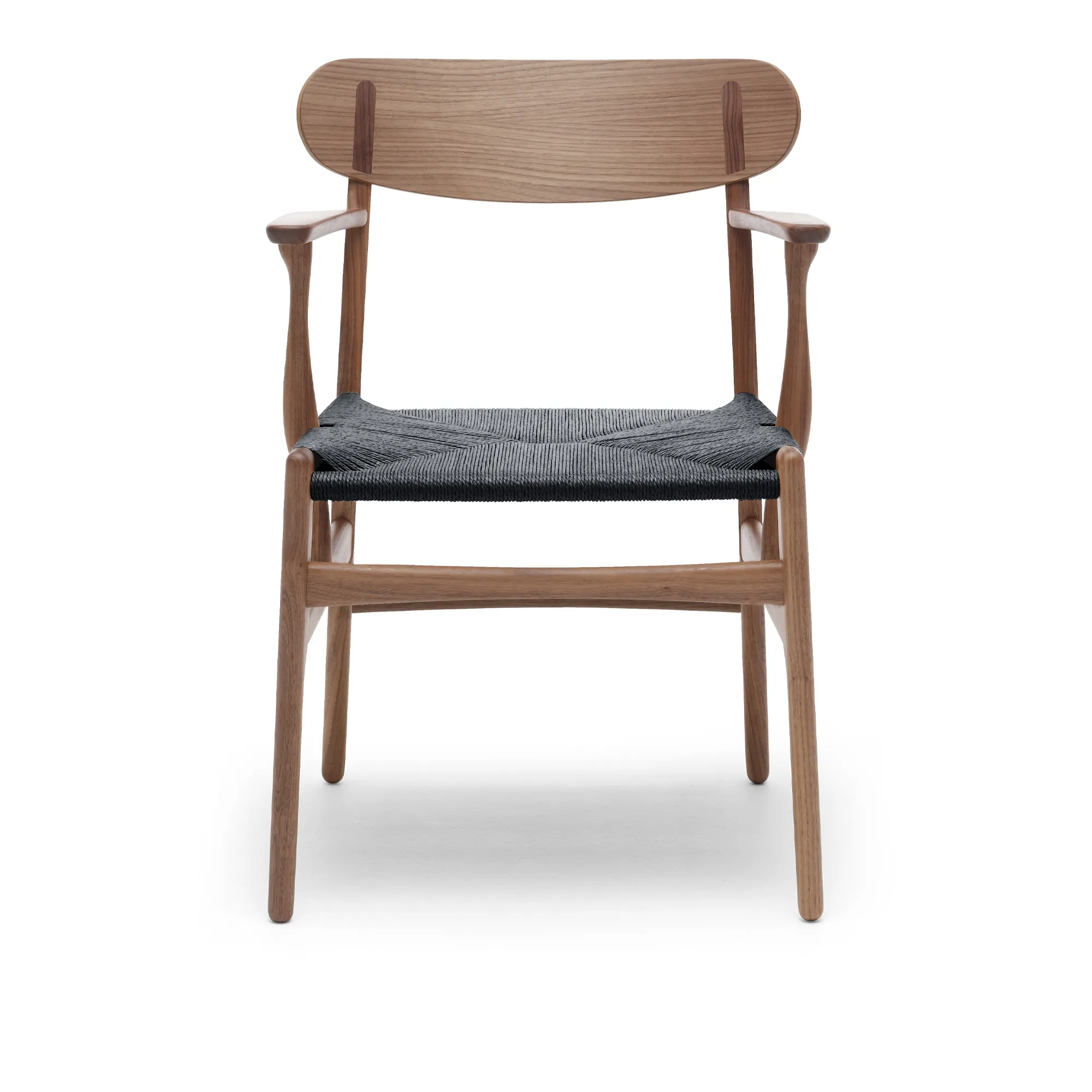 CH26 Armchair Black Cord - 1
