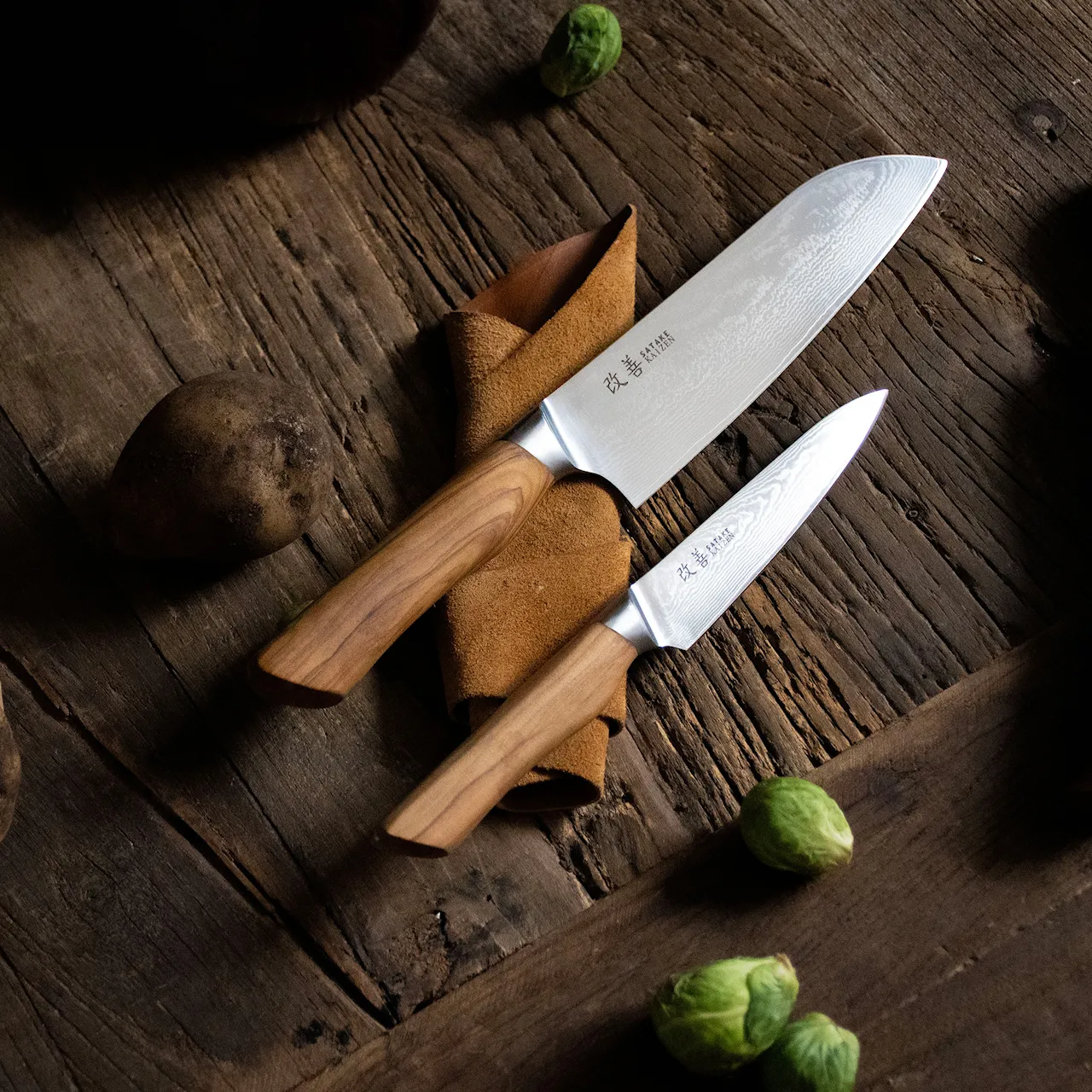 Kaizen Knife set 2 pcs - Santoku & Petty