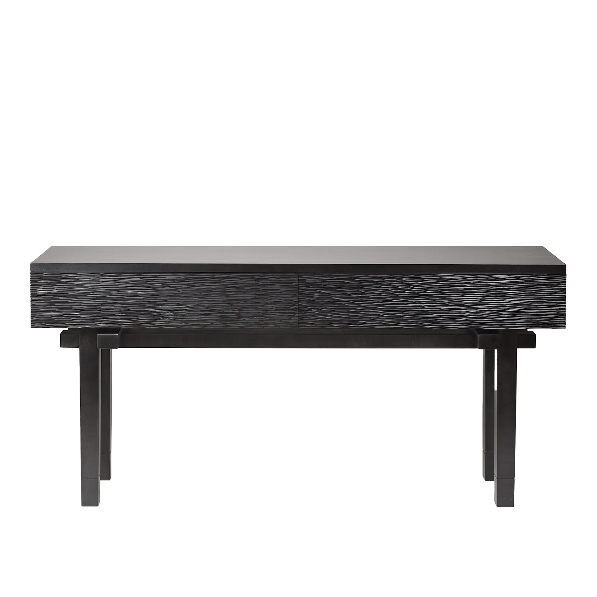 Kiam console console table with drawers black-stained maple - Zanat - NO GA