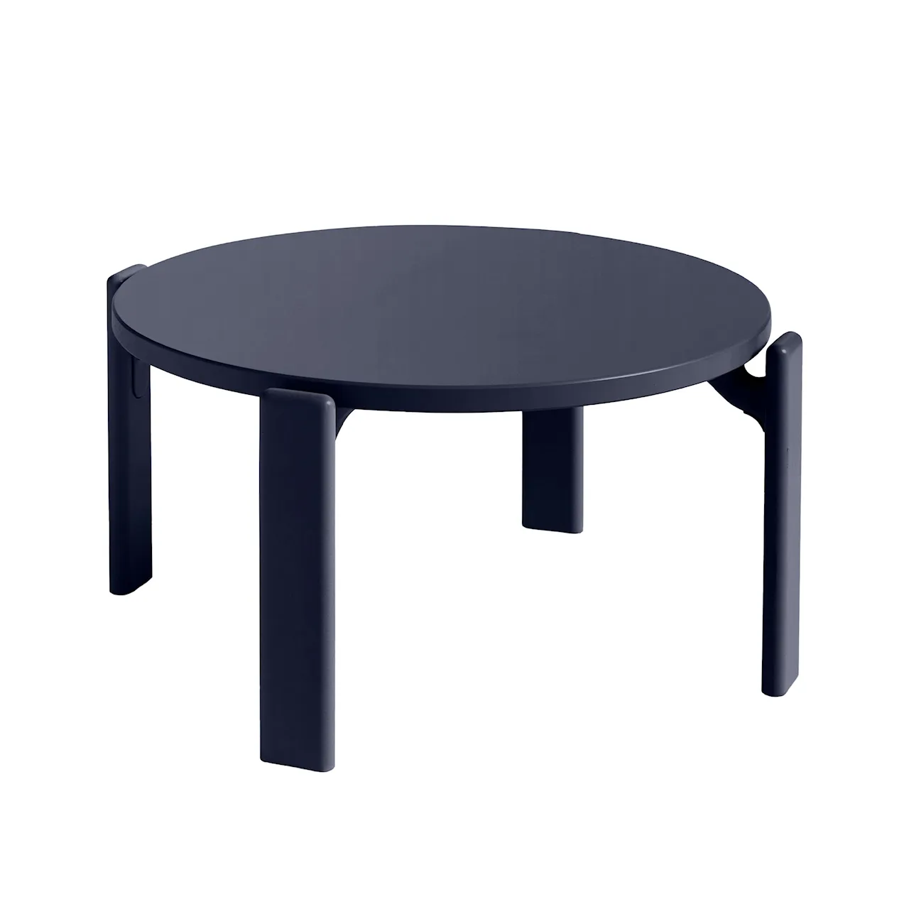 Rey Coffee Table, 66,5xH32 REY22, Deep black water-based lacquered beech