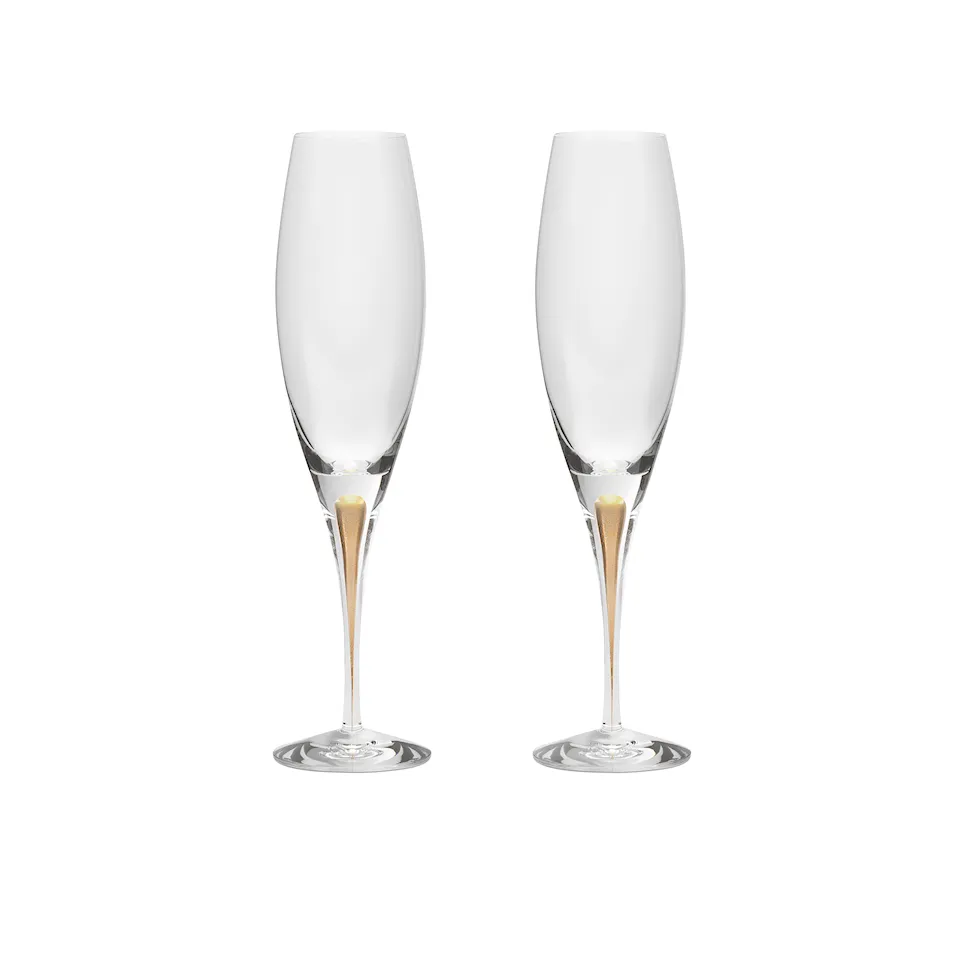 Intermezzo Gold Champagne 26 cl - Set of 2