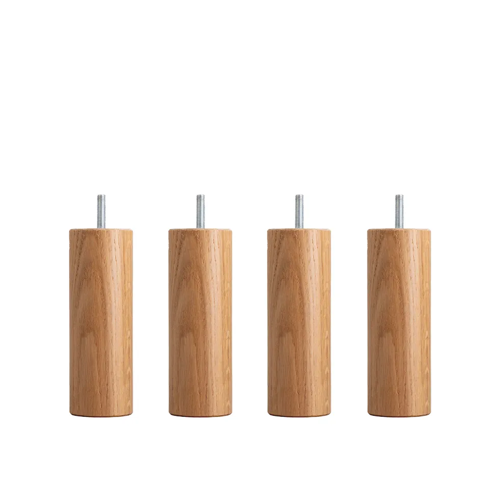 DUX SC bedpoten rond eiken 4-pack