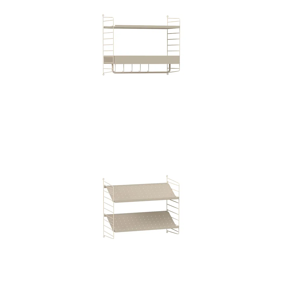 Hall Hyllsystem E Beige / Beige