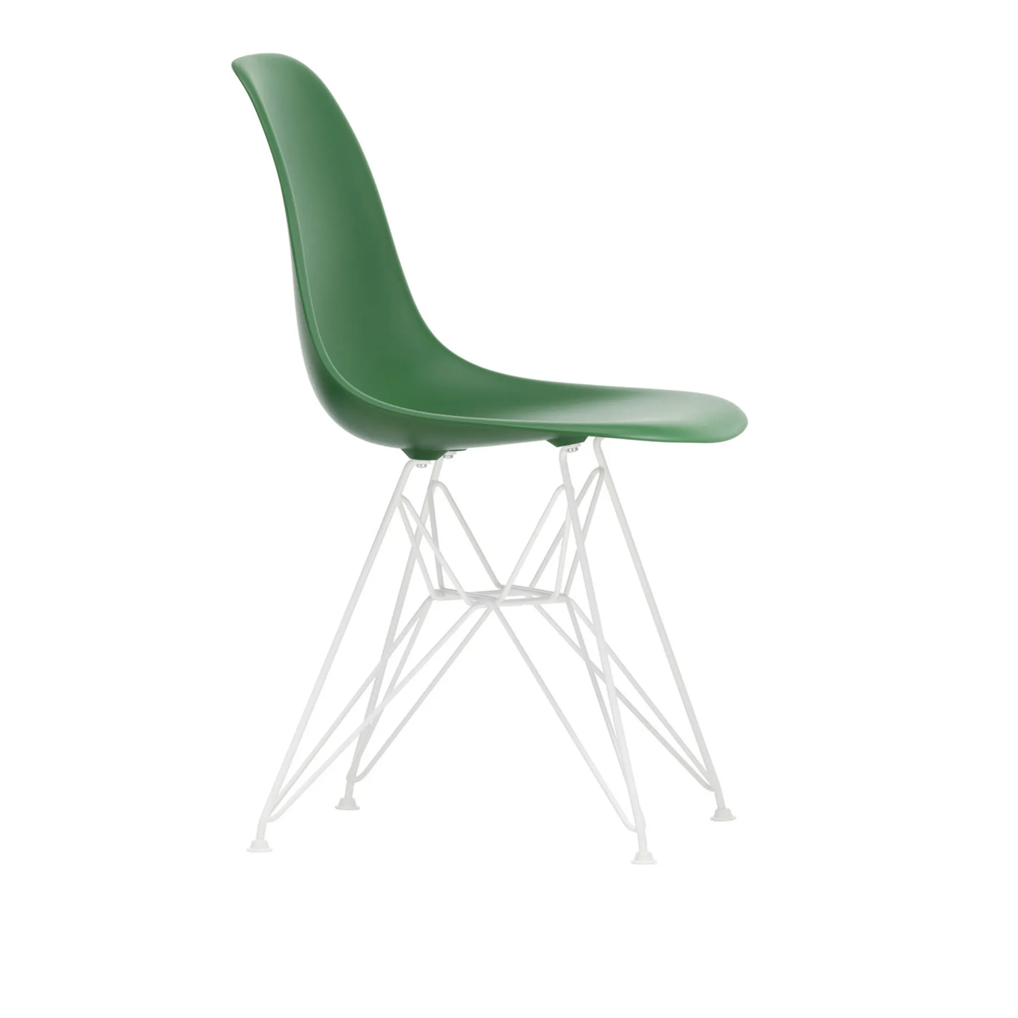 Eames RE Plastic Chair DSR stoel White - 1
