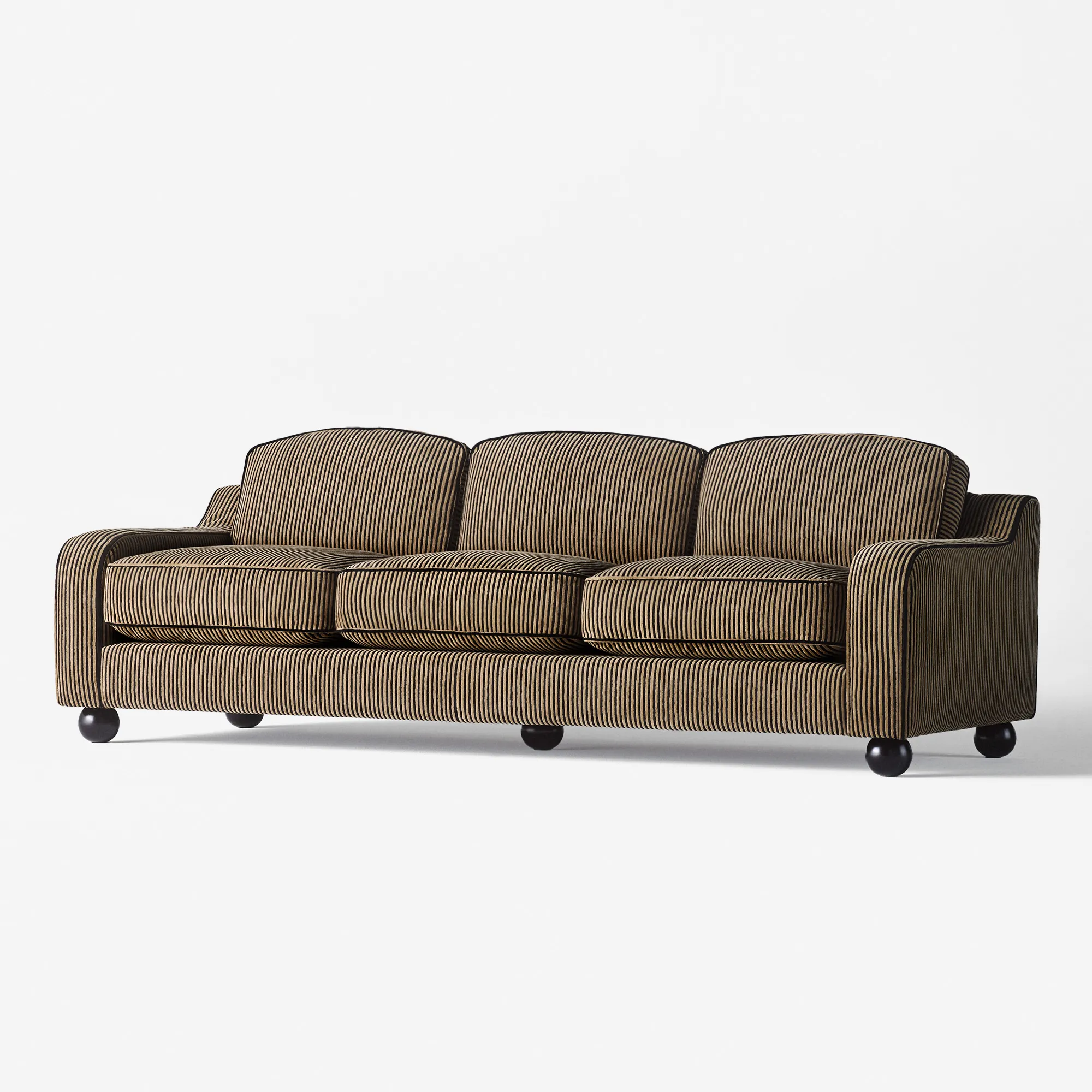 Lola 3-seater sofa striped - 4