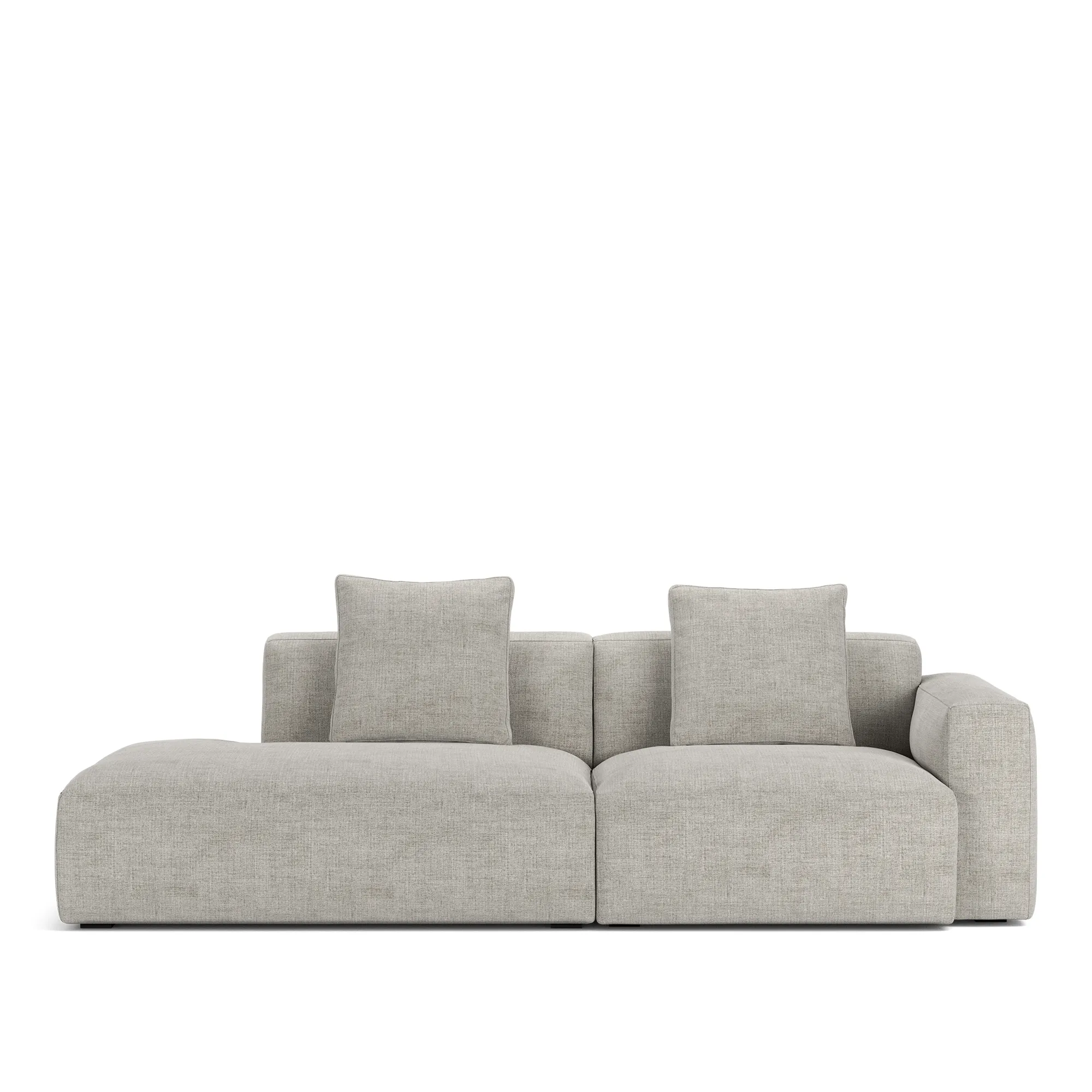 Brick 2-Seater Open End Left - 10