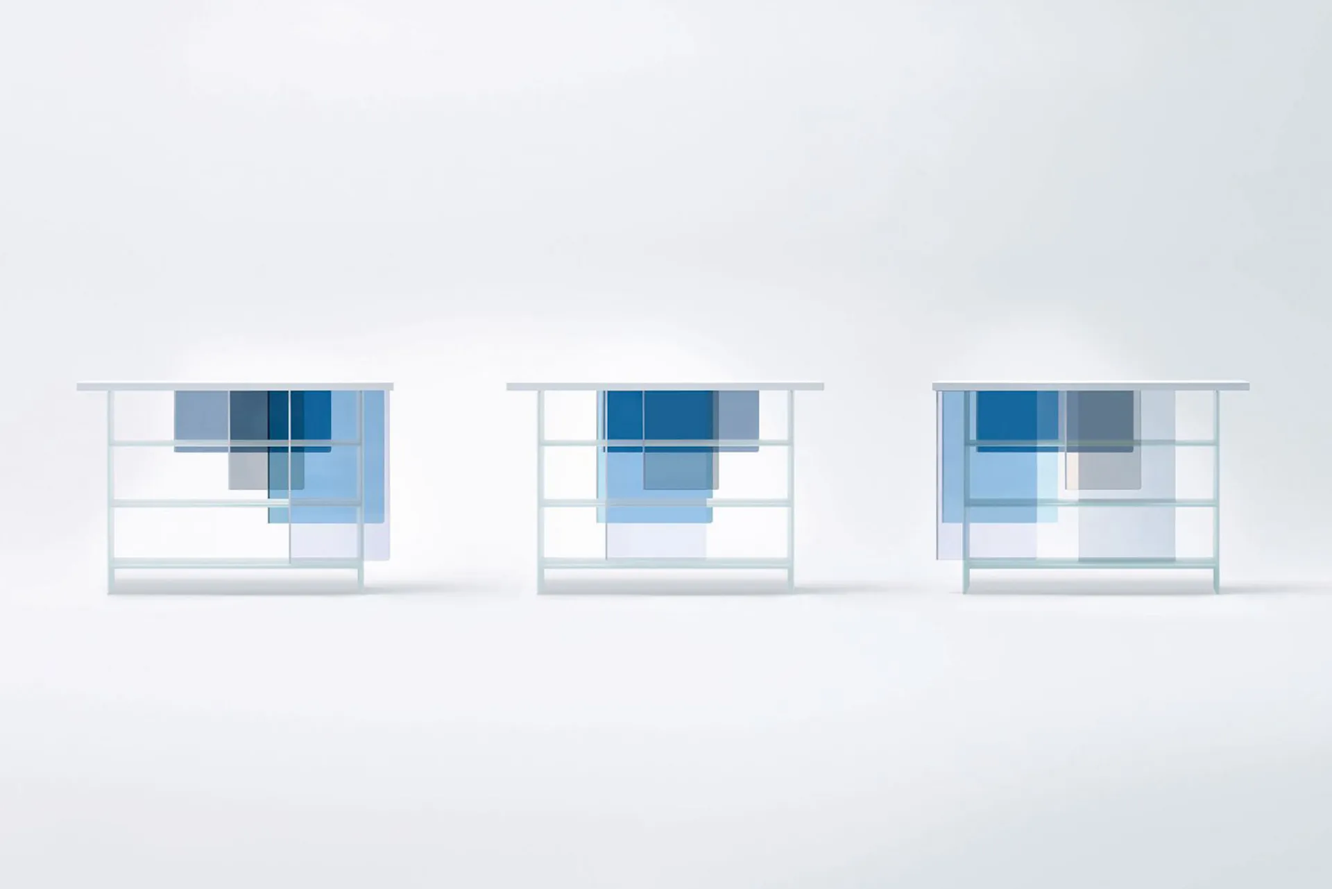 Layers Bookcase - Glas Italia - Nendo - NO GA