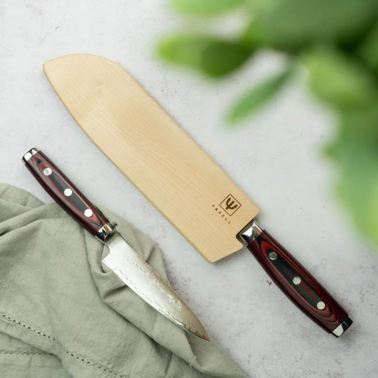 Yaxell Knife Guard In Maple 20 cm Kiritsuke