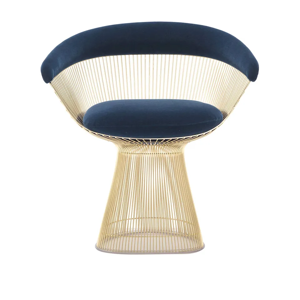 Platner Side Chair - 18k guld