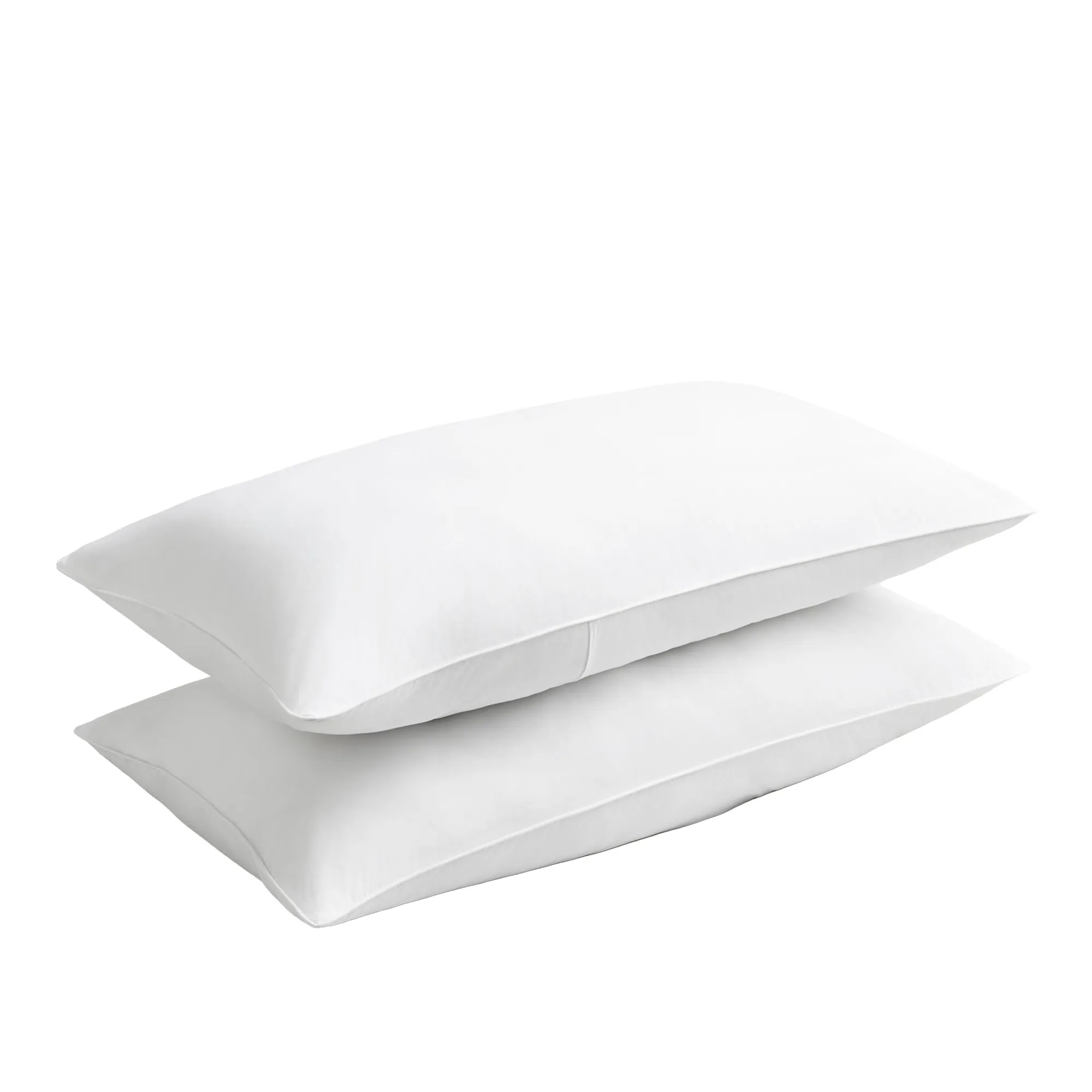 Percale Crisp White/White kussensloop 2-pack - 1